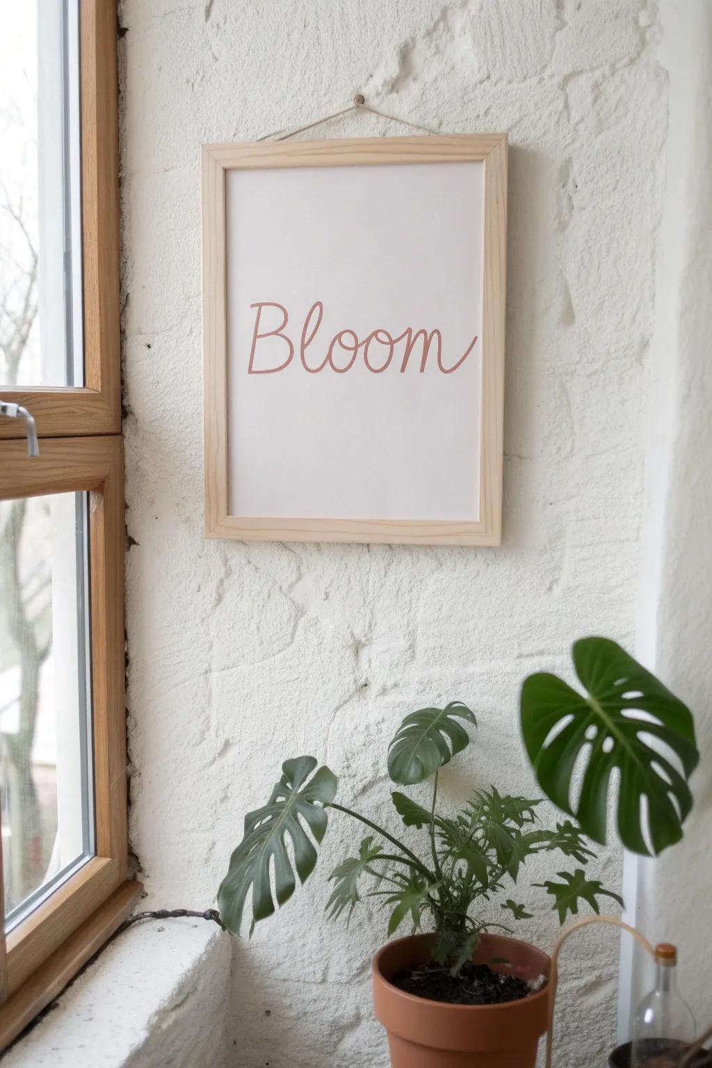 Embrace nature's elegance with the simplicity of 'Bloom'.