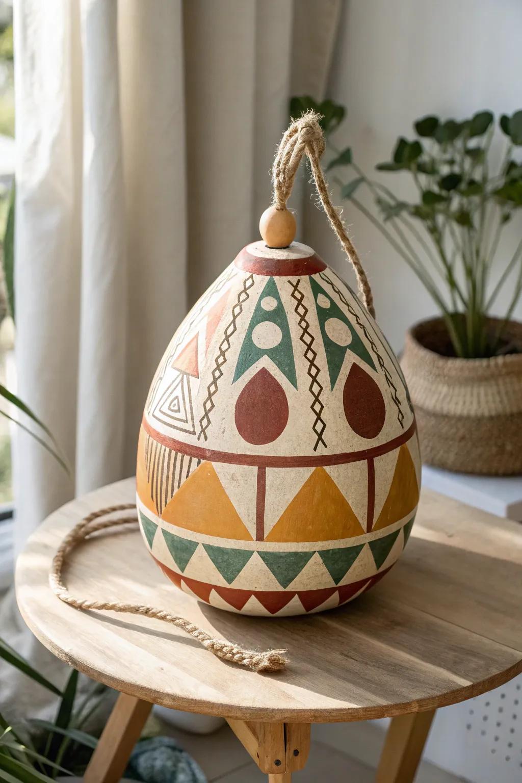 Bring a touch of retro charm to your space with these geometric buoy designs.