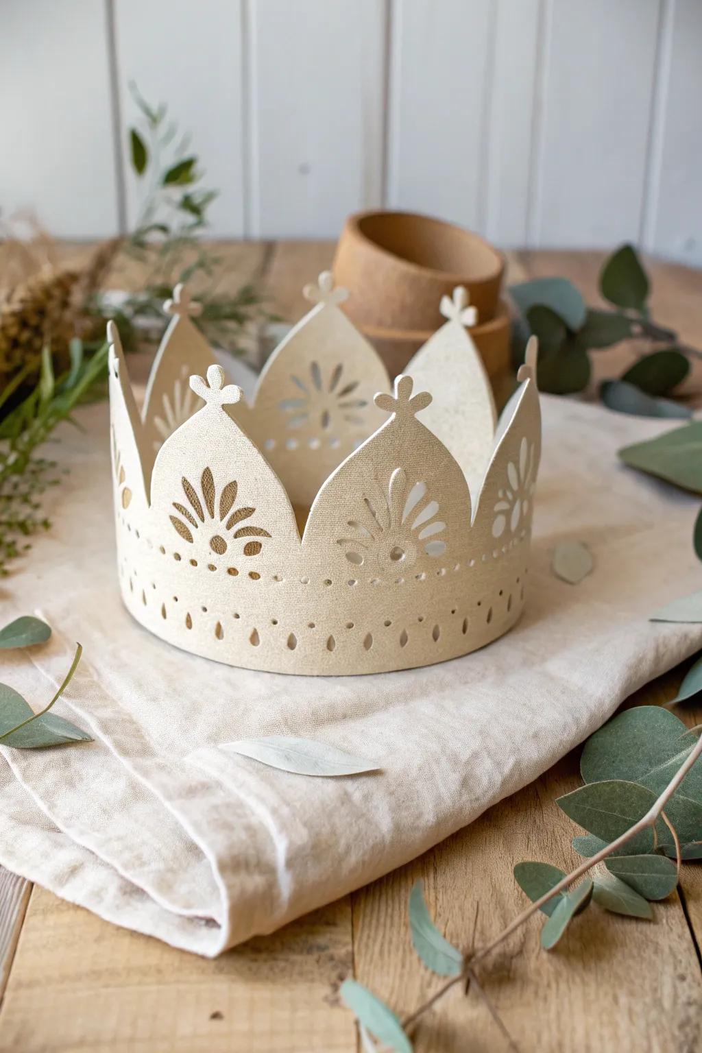 Celebrate sustainably with handcrafted elegance: Eco-Friendly Party Crowns.