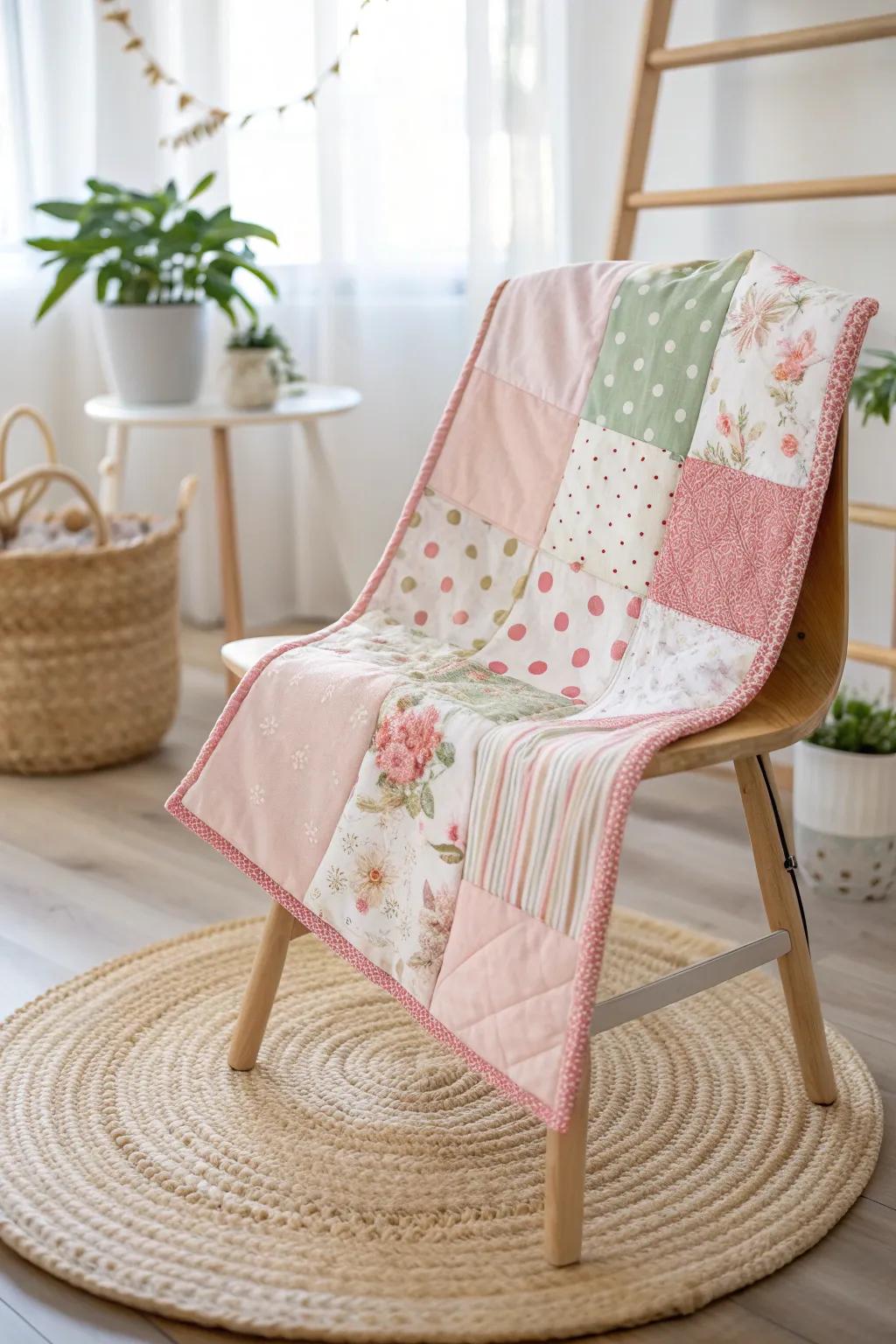 Patchwork Playtime: A charming quilt for cozy and creative moments.