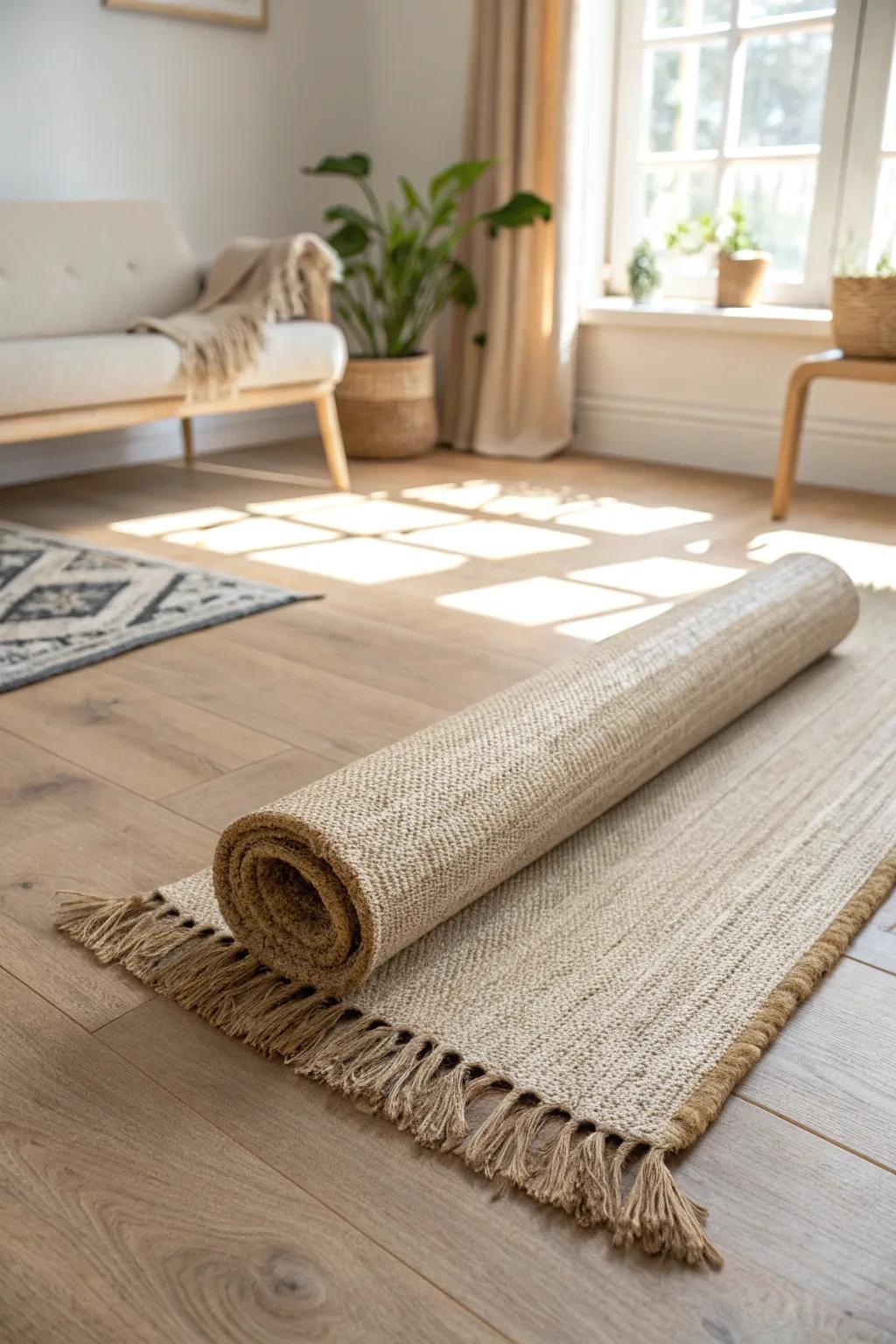 An open-center square living room makes space for yoga, play, and calm everyday flow.