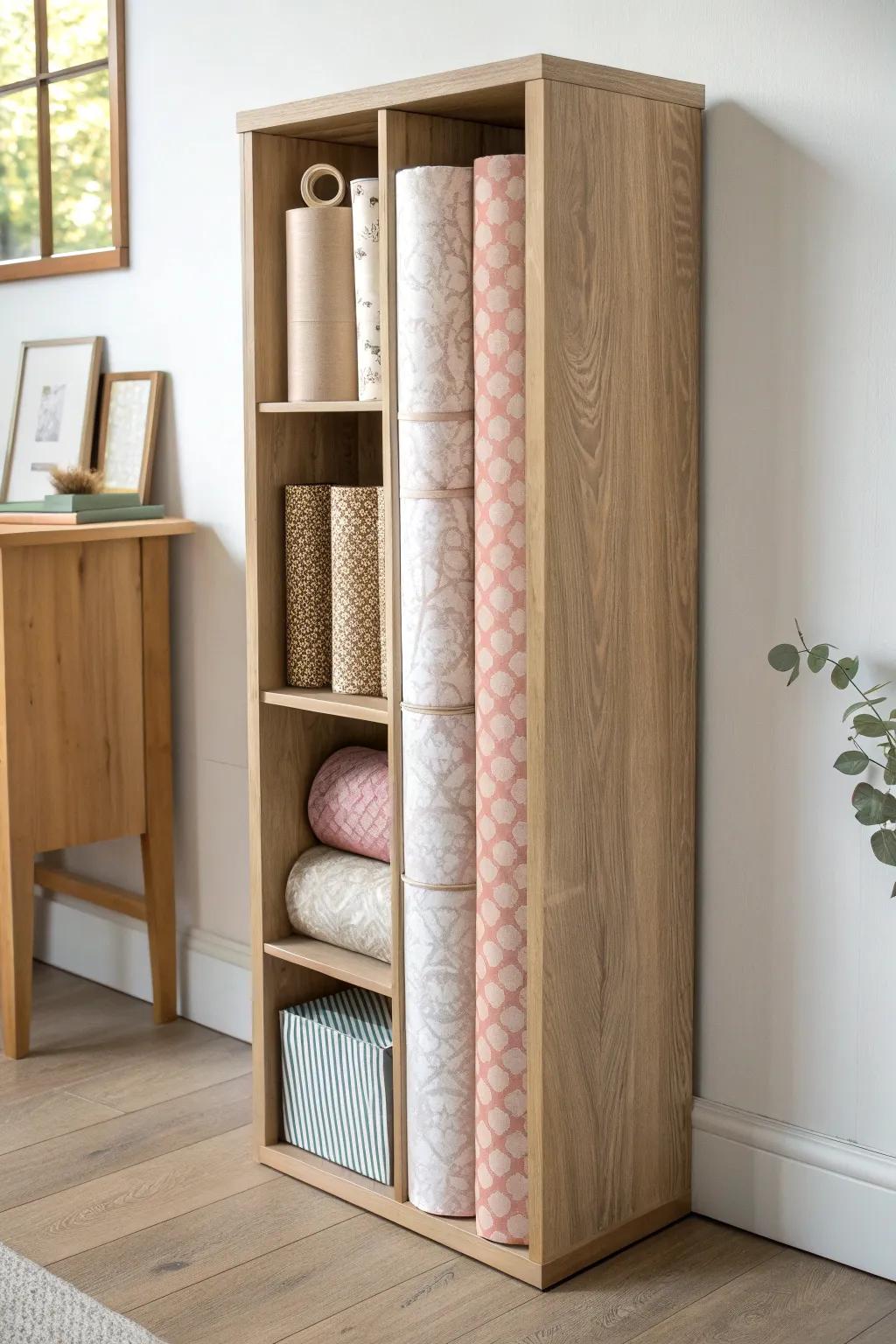 Turn a cube shelf sideways for a chic wrap locker—styled to display, built to store.