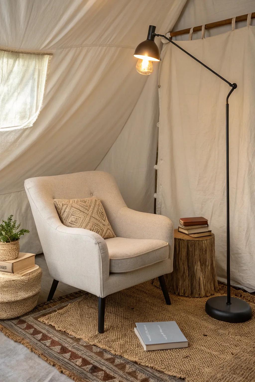 Escape into your personal mini library—where minimalist elegance meets boho charm. 📚✨