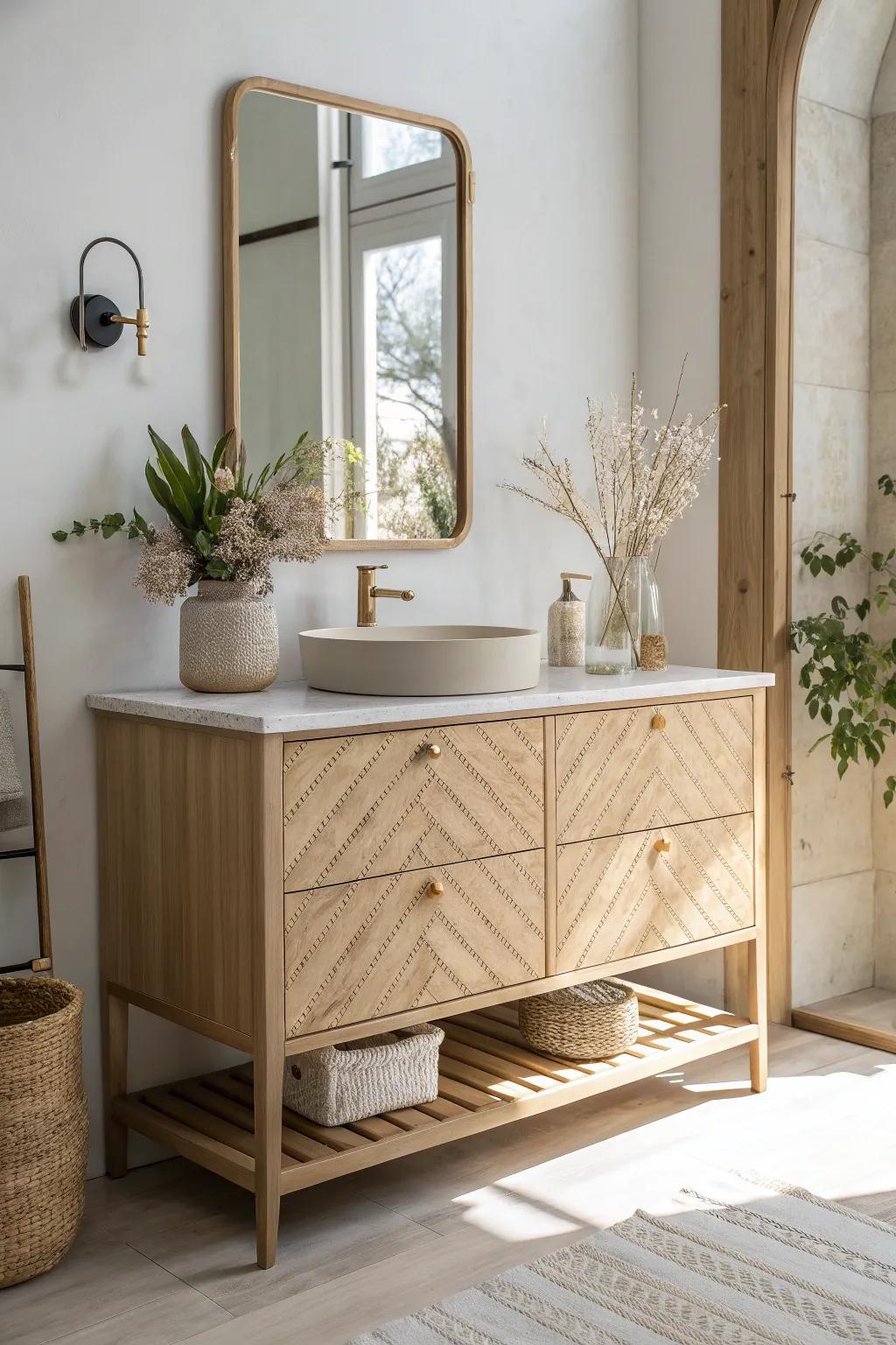 Transform your space with a modular vanity that marries simplicity and style - perfect for the modern, creative soul.