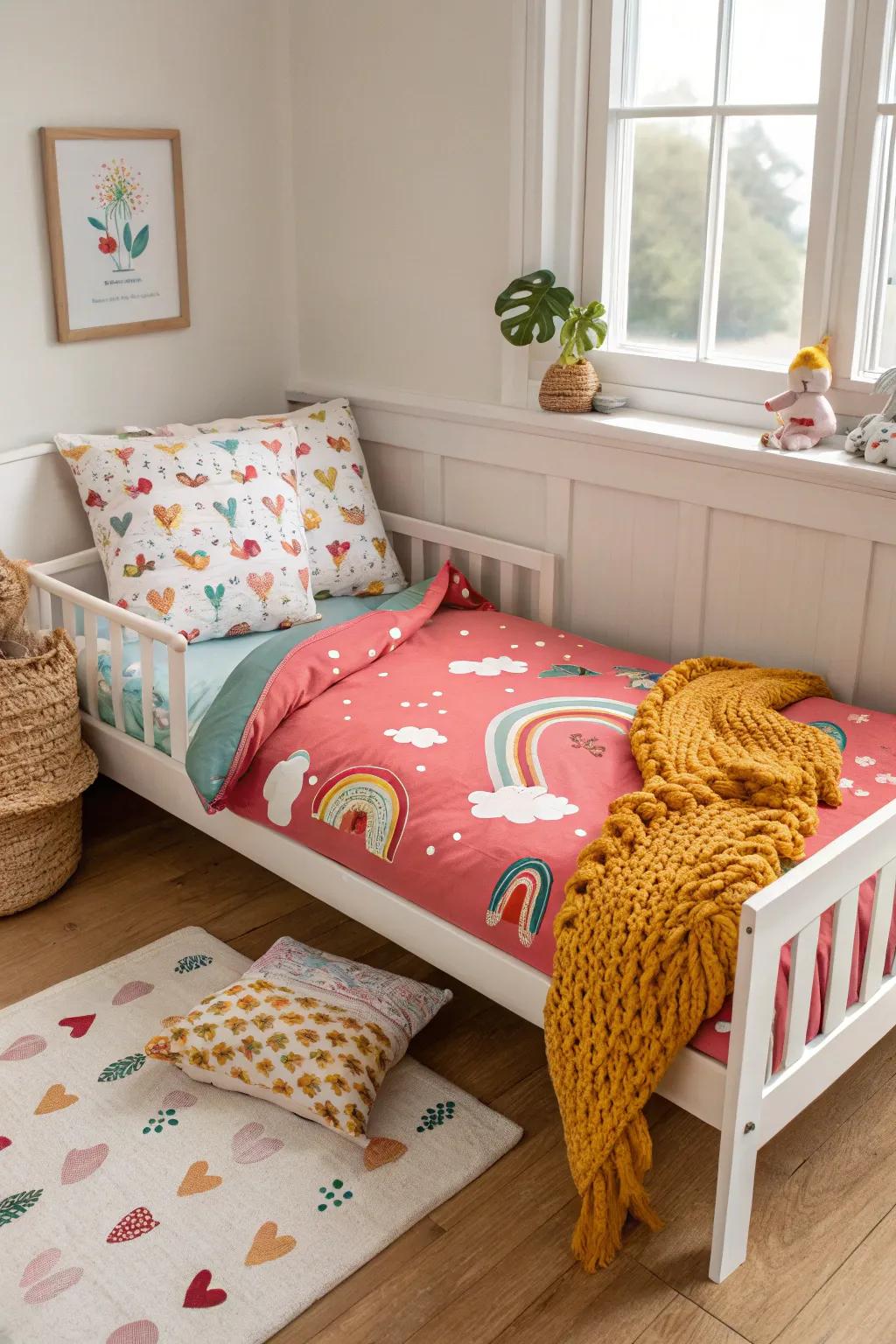 Transform bedtime into a cherished ritual with personalized bedding that reflects your toddler's unique style!