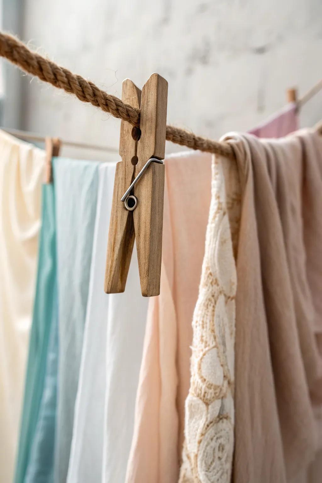 Elevate your fabric organization with the charm of simplicity and natural beauty.