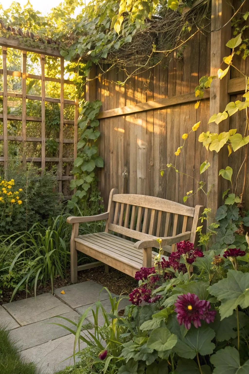 Discover tranquility in your own secret garden hideaway.