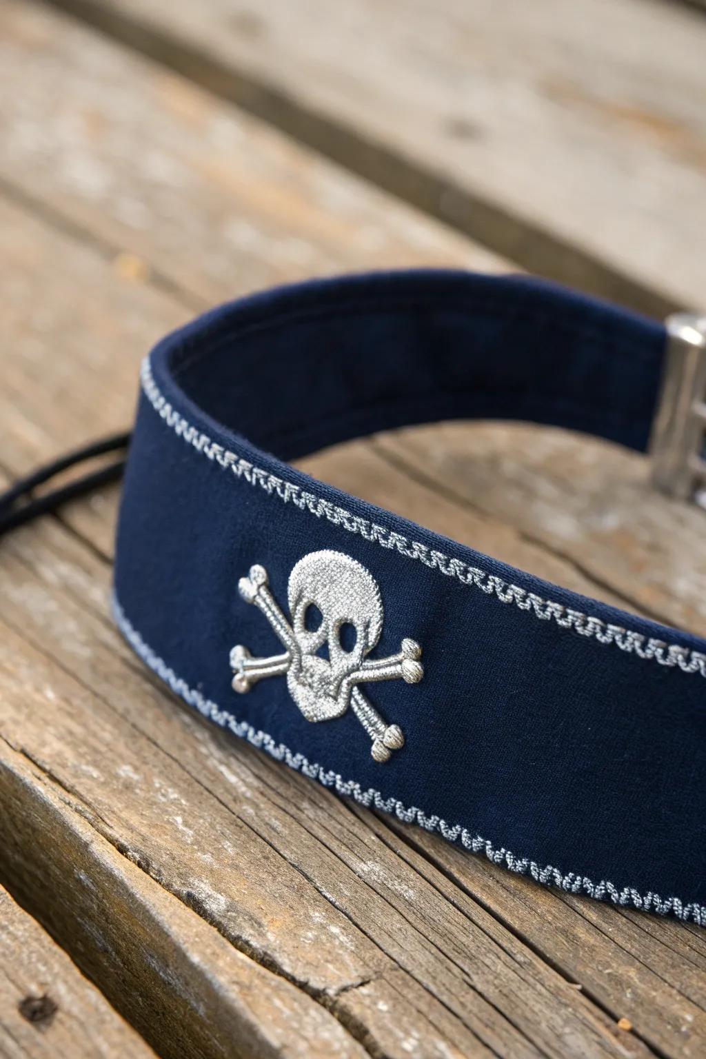 Set sail with style: Discover your inner pirate with this striking headband!