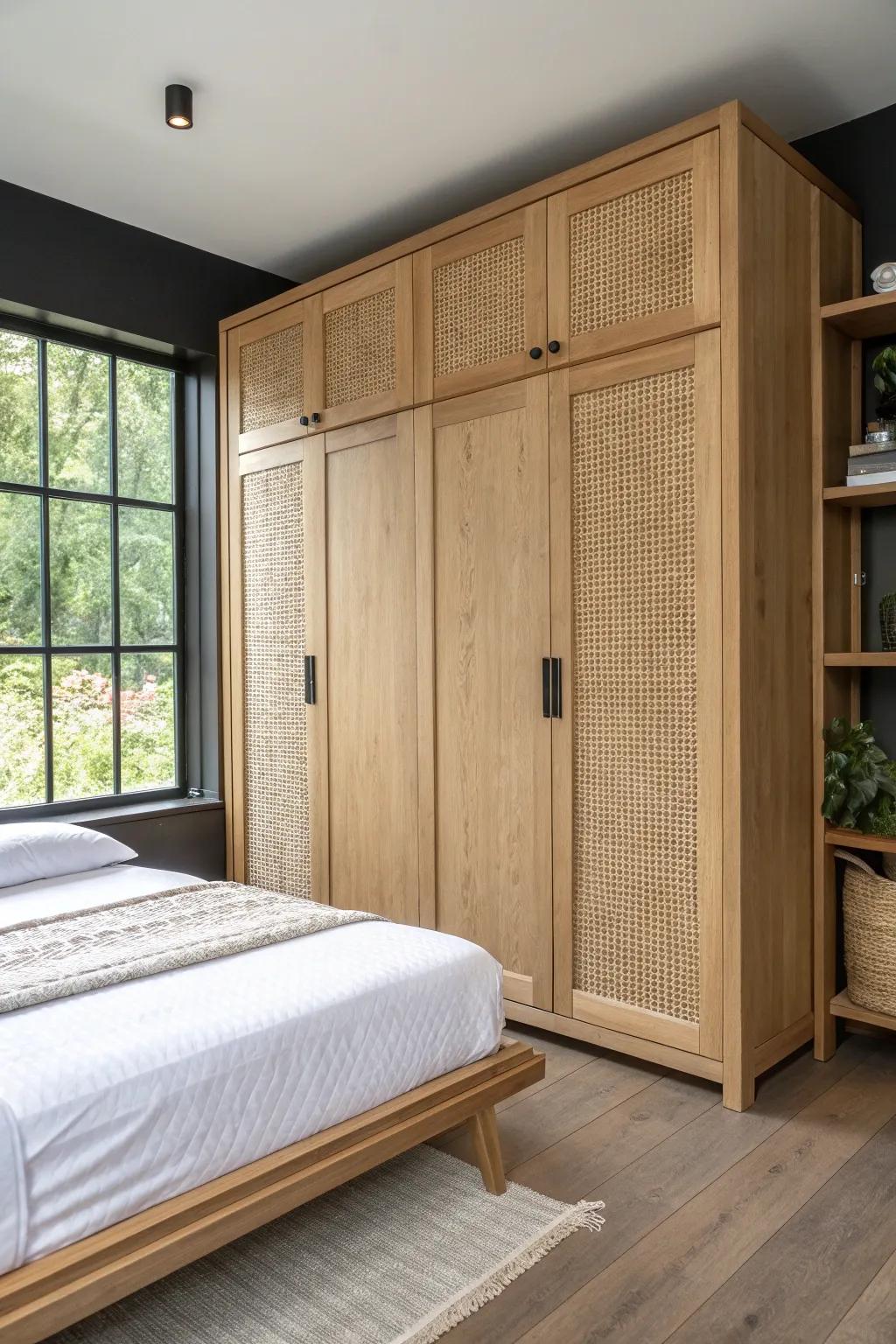 Fold-down wall bed magic: a bedroom that disappears by day for sleek, hidden storage.