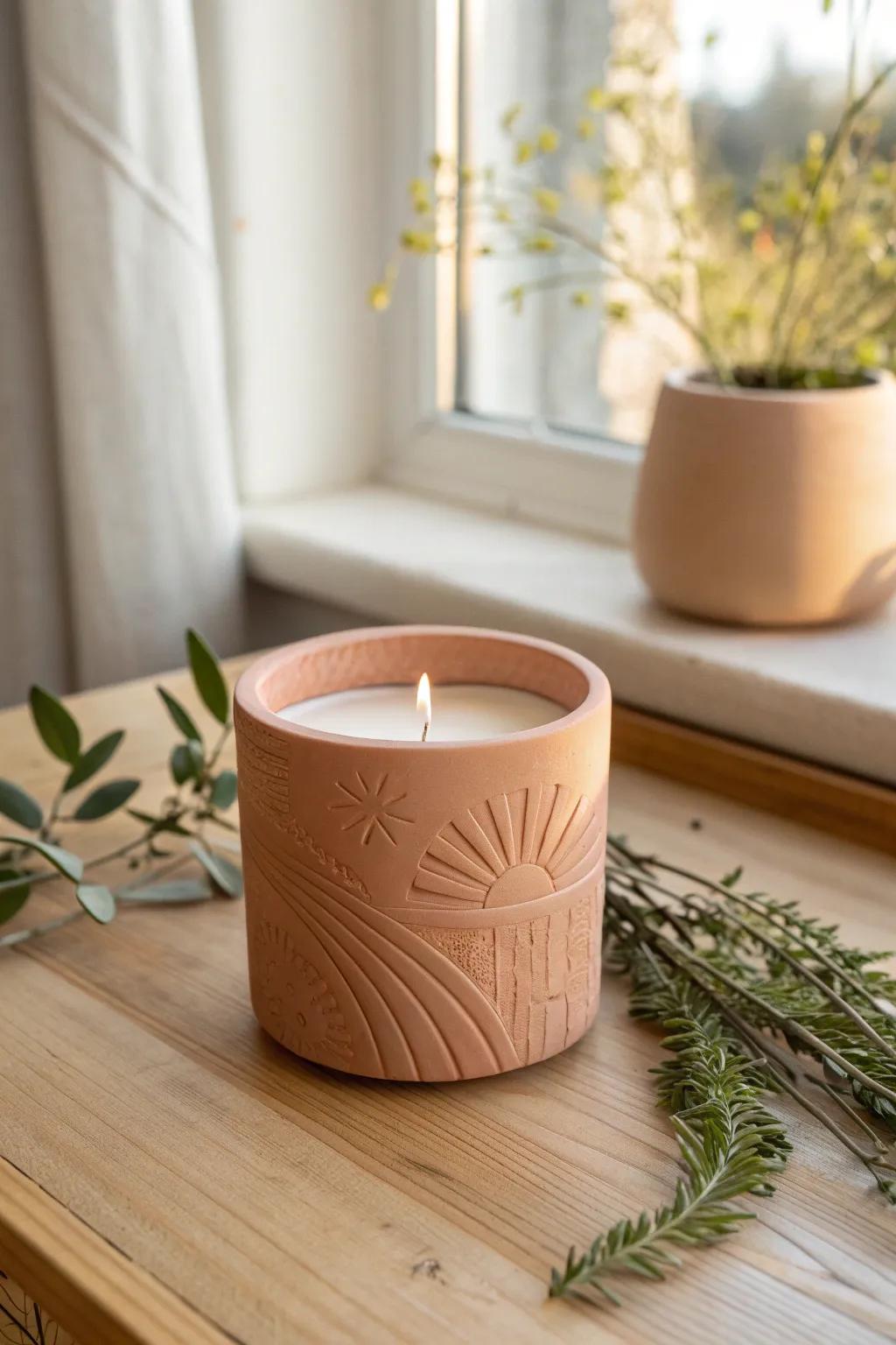 Celebrate the Spring Equinox with handcrafted clay candle holders, bringing warmth and elegance to your home decor.