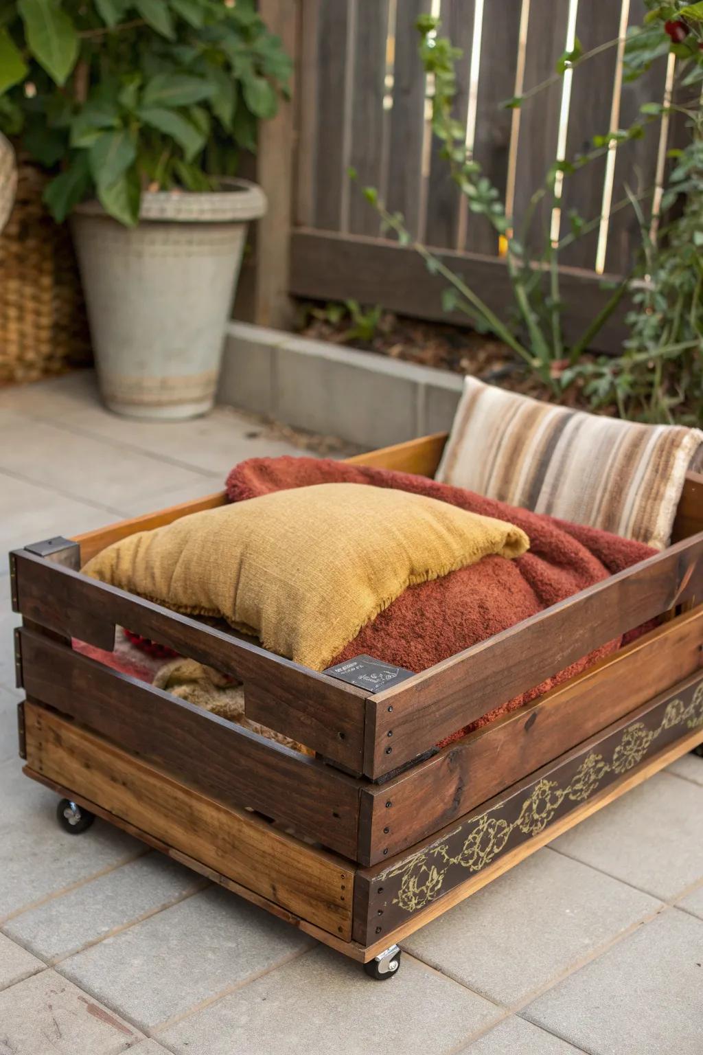 Crafted Comfort: A Cozy Retreat for Your Furry Friend