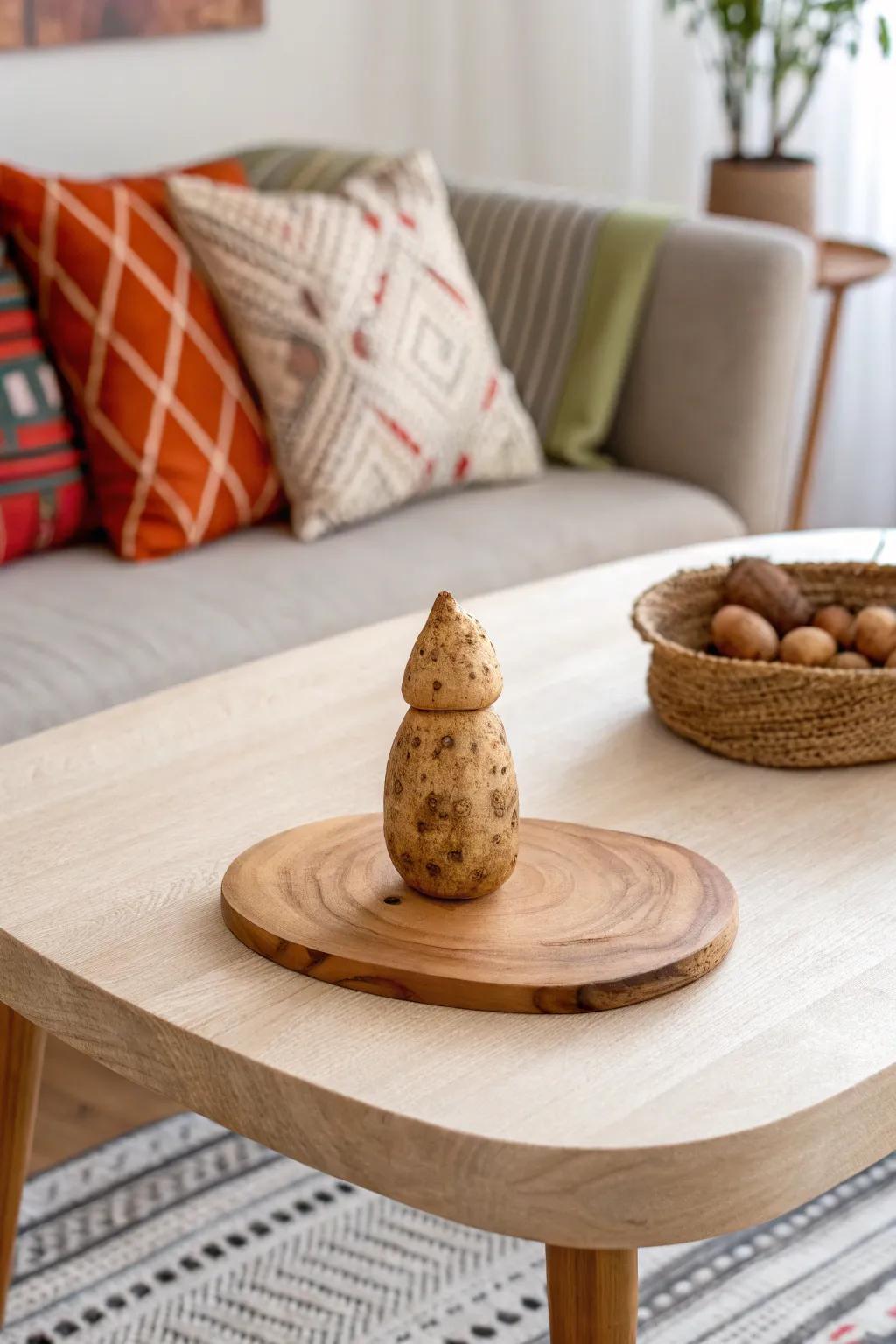 Transform your game nights with the artisanal charm of potato game pieces. 🍃🎲 #CraftedElegance #GameNightTwist