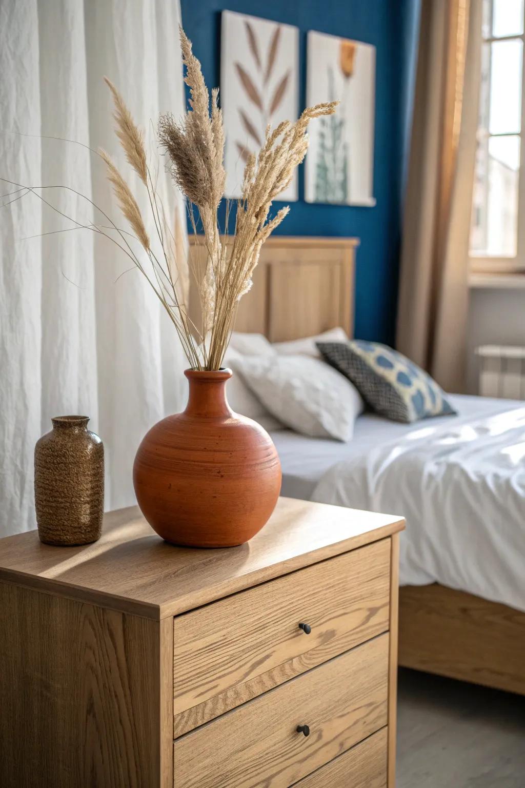 Turn your dresser top into a chic standing desk—zero extra furniture, max small-space style.