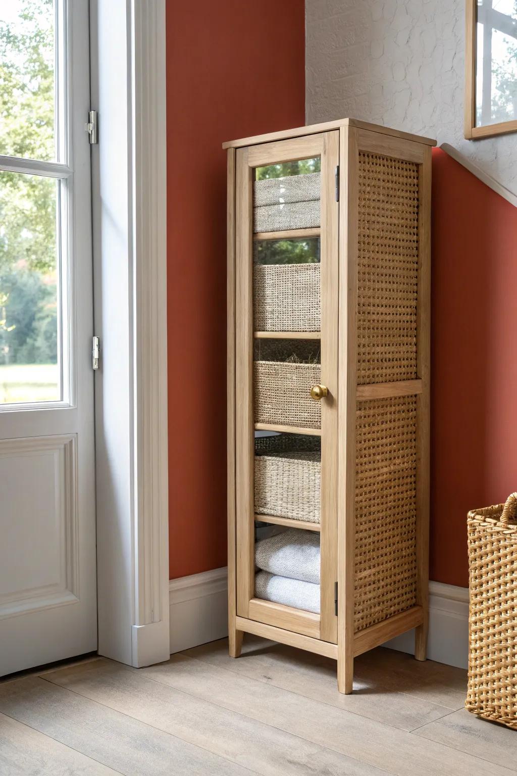 Closed storage magic: one chic cabinet hides the chaos and makes small rooms instantly calm.
