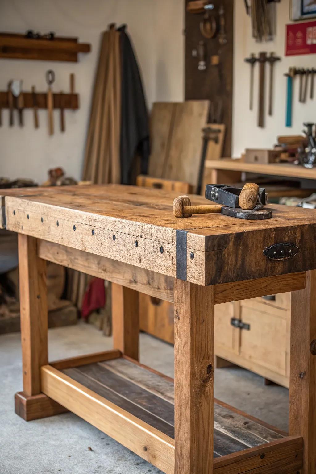 Embrace sustainability with style: Discover creative workshop setups using eco-friendly materials.