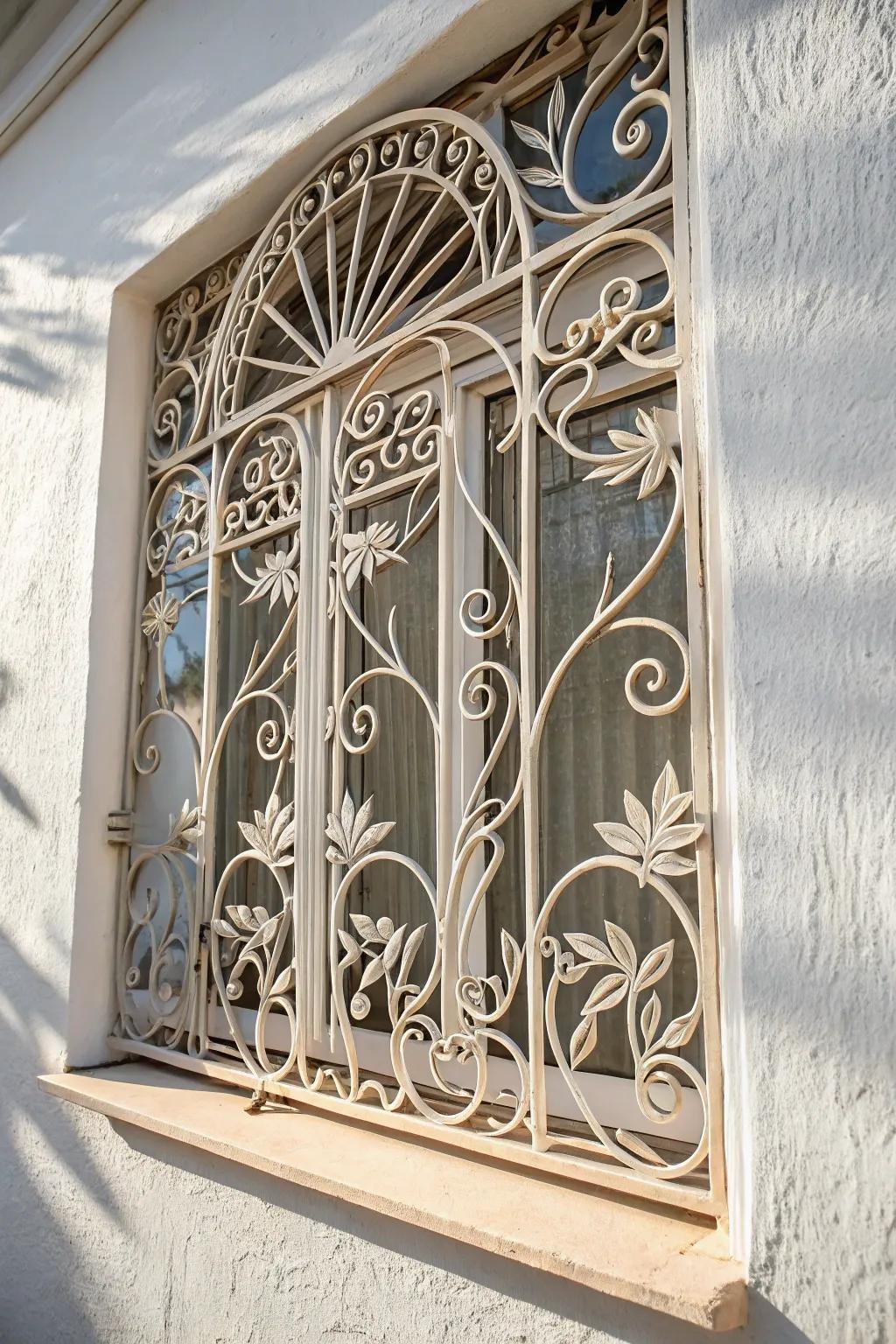 Elevate your home’s exterior with the artistry of decorative aluminum window grilles.