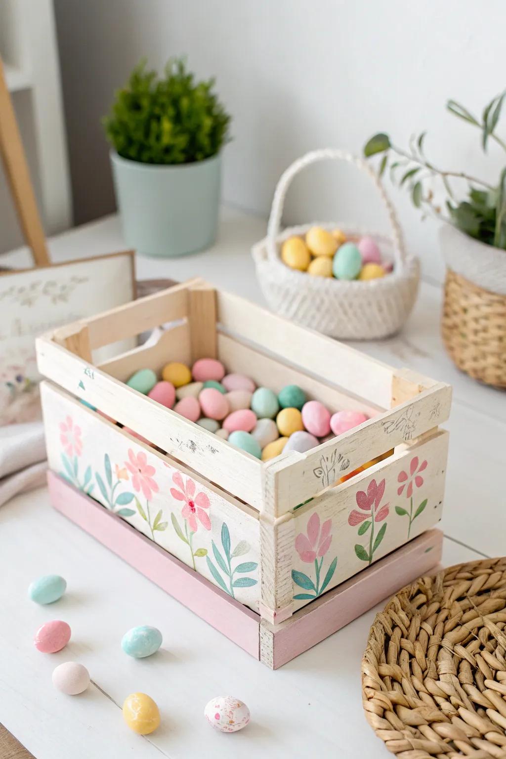 Add a touch of rustic elegance to your candy collection with personalized wooden crates—where functionality meets style!