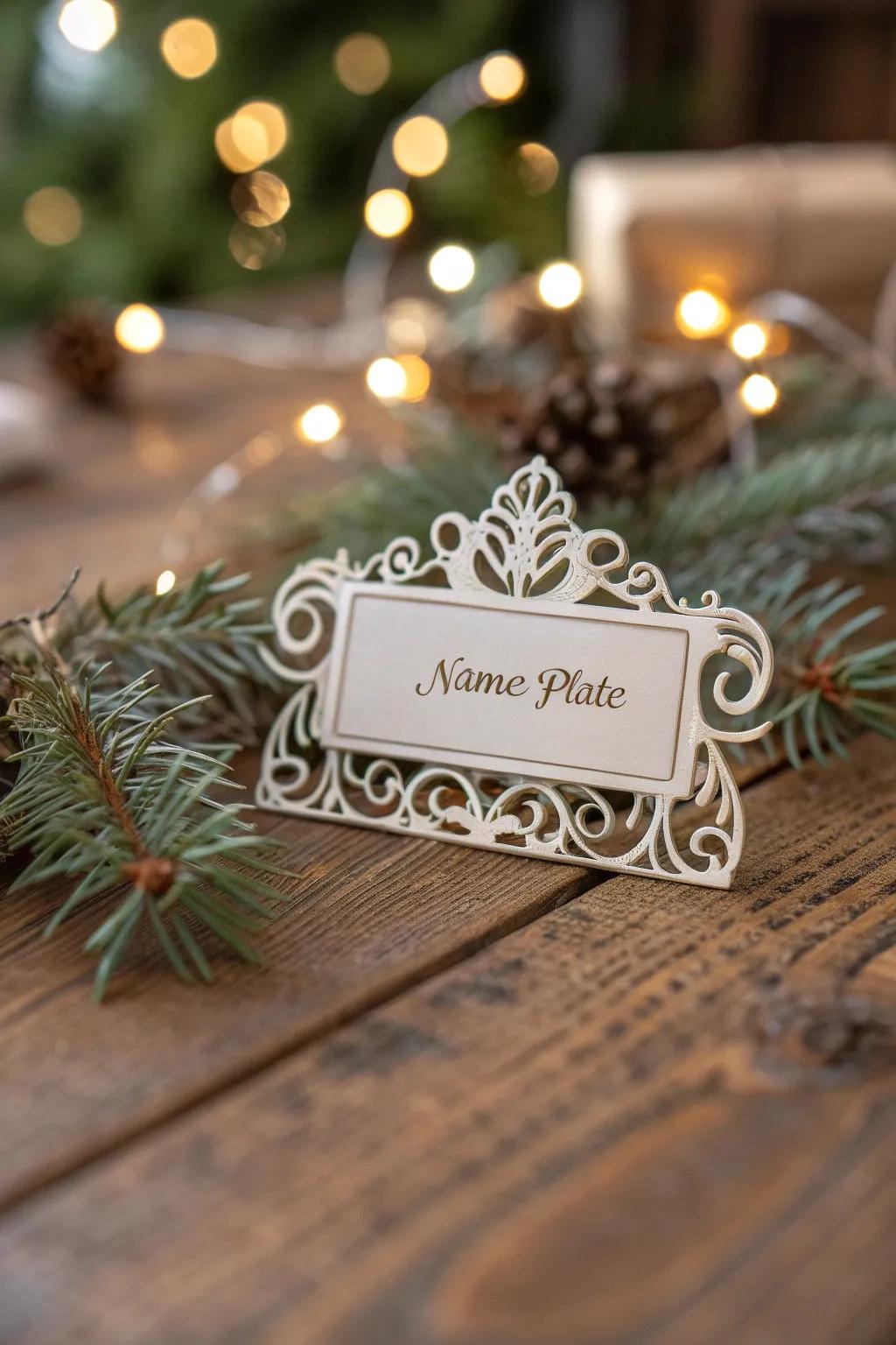 Elevate your holiday gifting with bespoke 3D-printed gift tags that add a touch of elegance and personalization.
