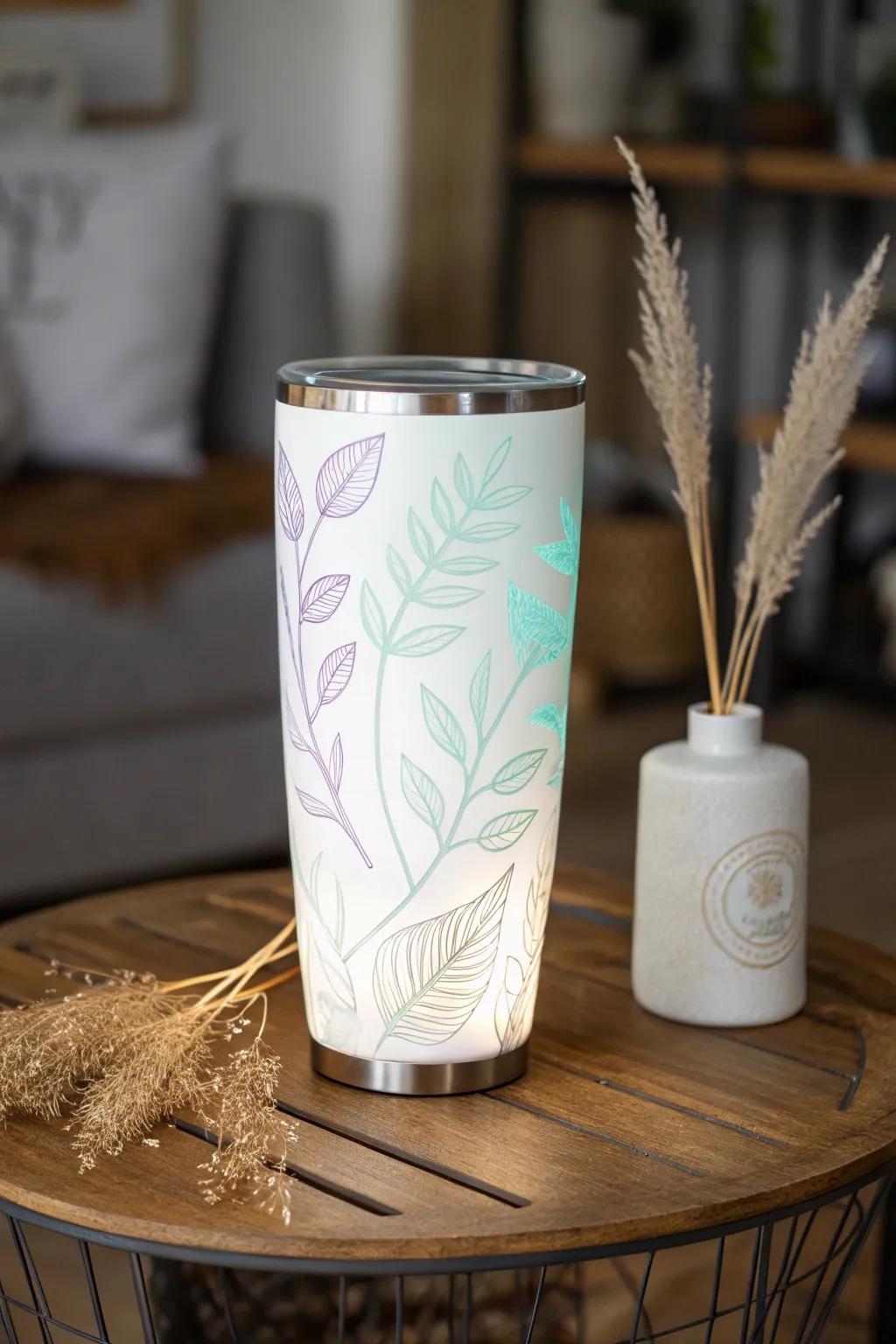 Illuminate your creativity with this stunning DIY glow-in-the-dark tumbler!