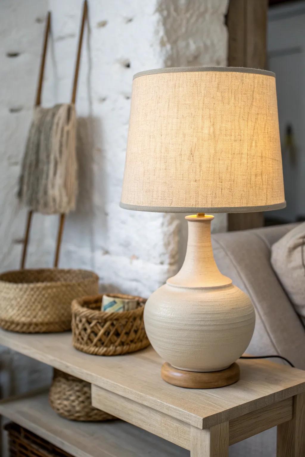 One color-tunable lamp: warm glow for calm nights, cool light for focused mornings.
