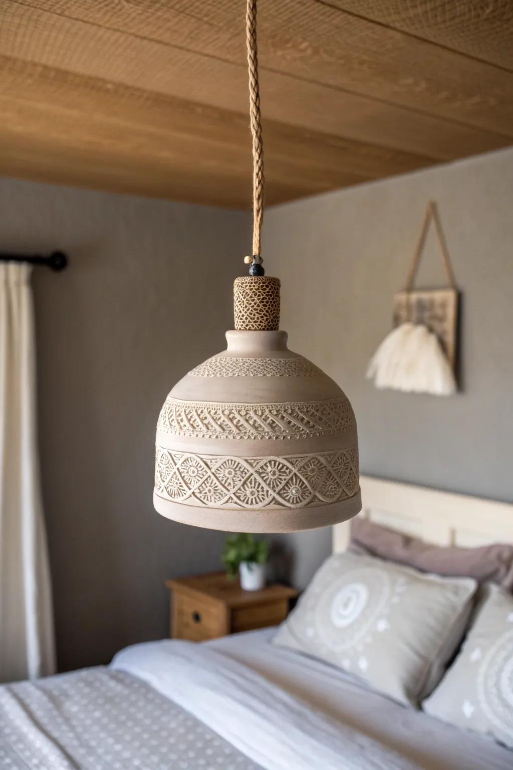 Paint the ceiling deeper for a calm cocoon vibe—small bedroom, big designer impact.