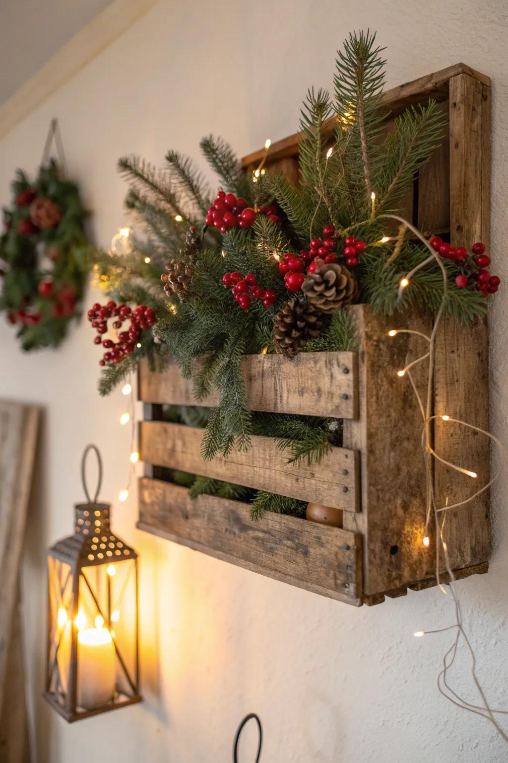 Elevate your holiday decor with rustic charm and festive elegance.