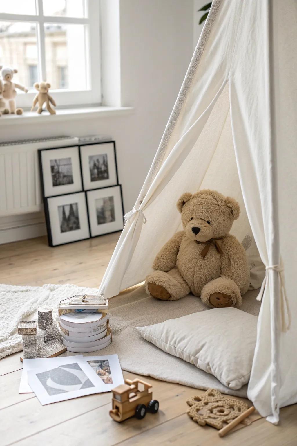 Rediscover the joy of childhood with a touch of nostalgia in your cozy adult fort. 🧸✨