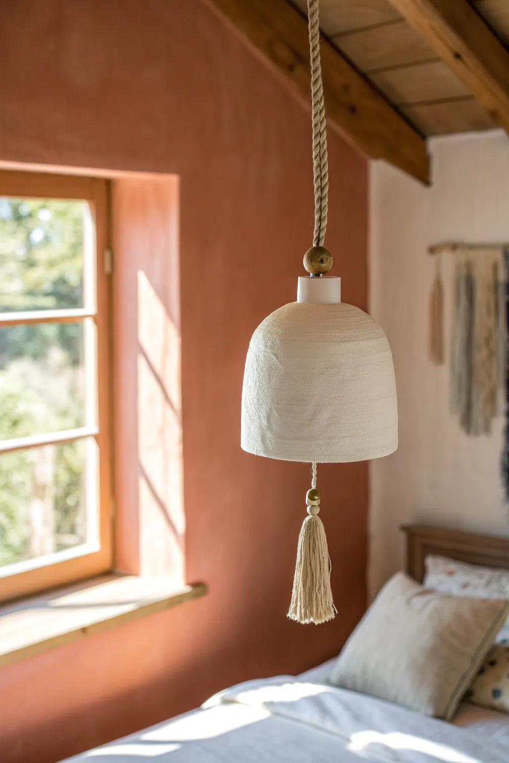 A lighter ceiling tint turns the “fifth wall” into a cozy, designer-level bedroom upgrade.