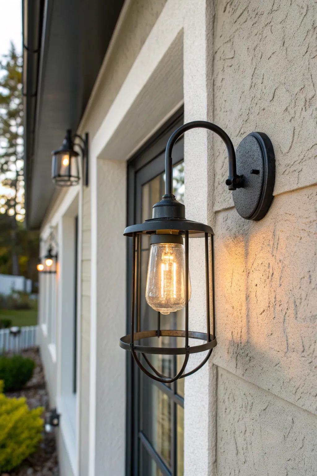 Swap in a color-change bulb for instant seasonal porch mood—neutral setup, all in the glow.