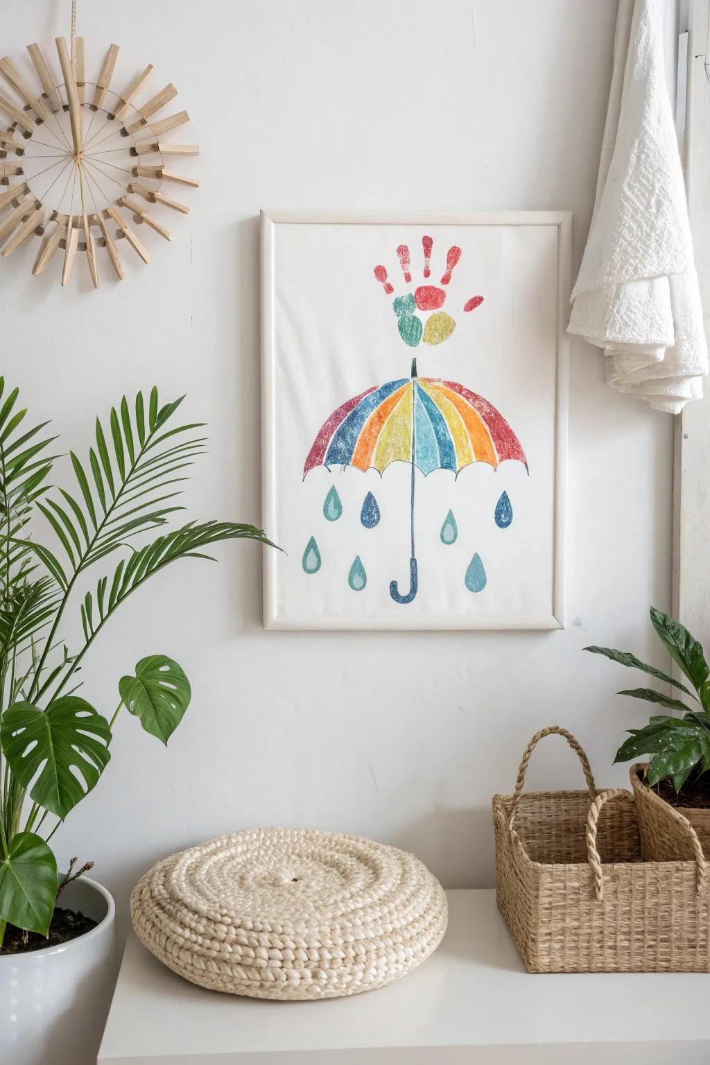 Capture the beauty of rainy days with a touch of childhood magic. ☔️✨