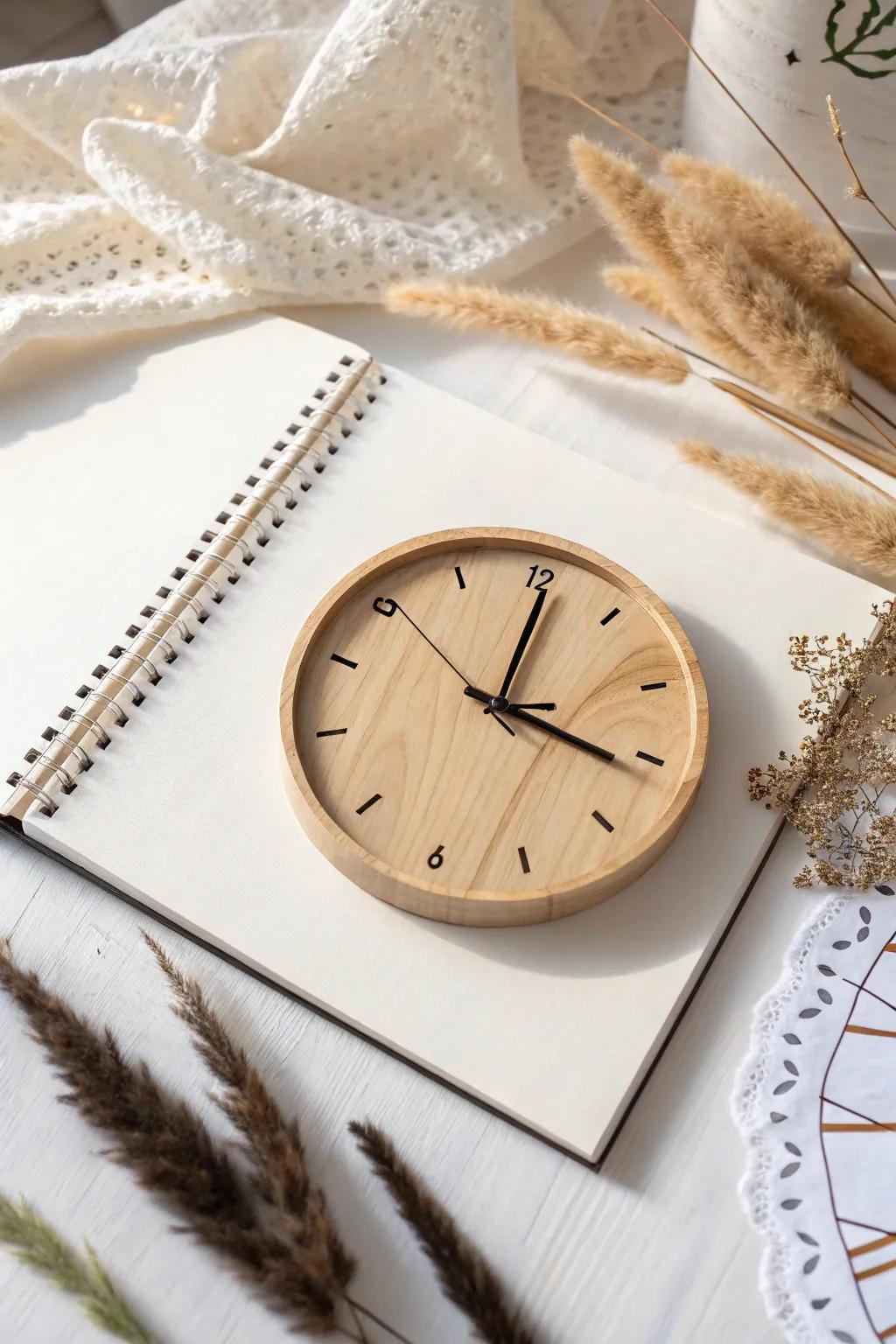 Embrace the beauty of everyday moments with this charming daily routine scrapbook page.