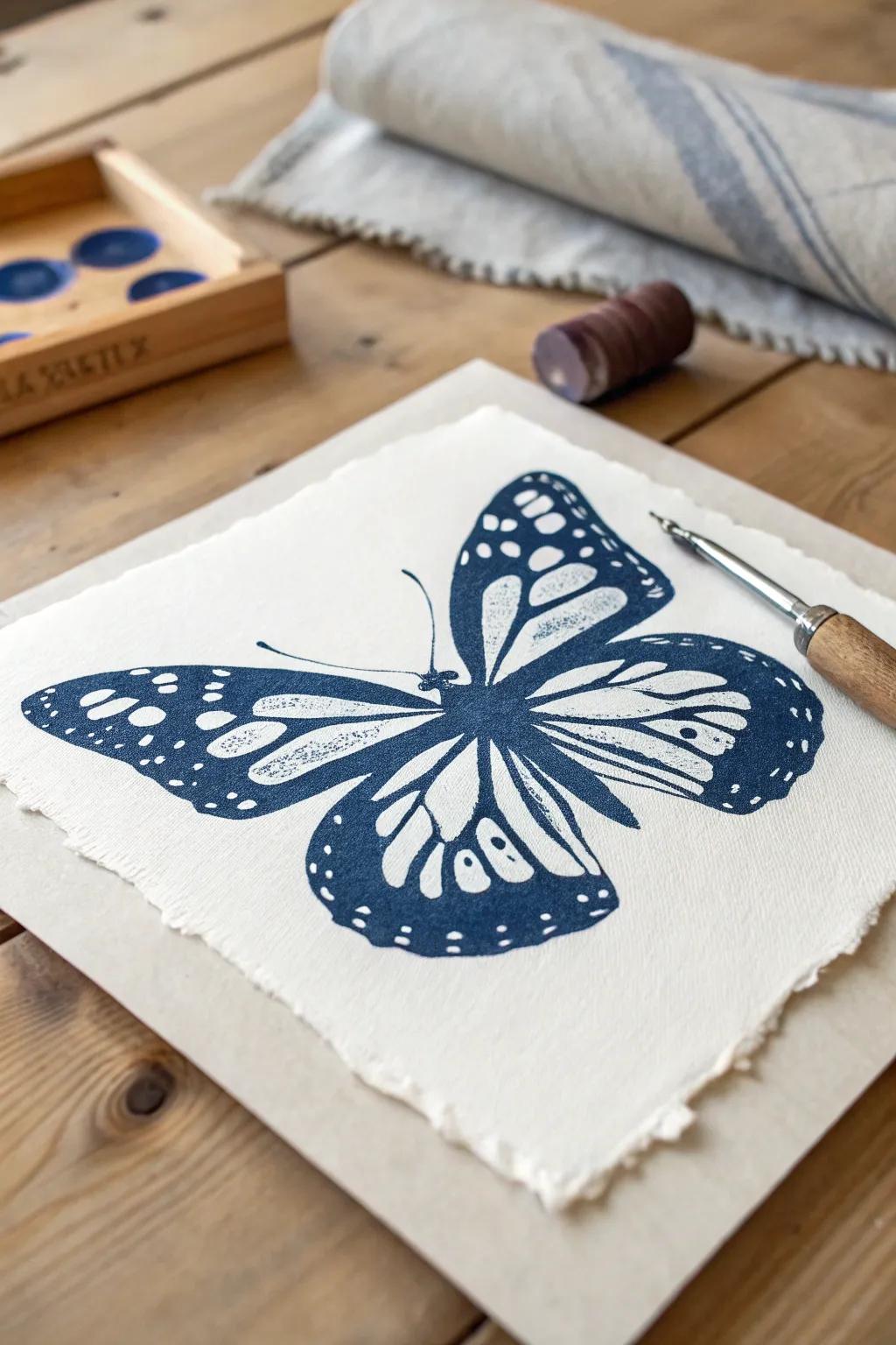 Discover the beauty of wax resist techniques in butterfly printmaking, where simplicity meets artistry.