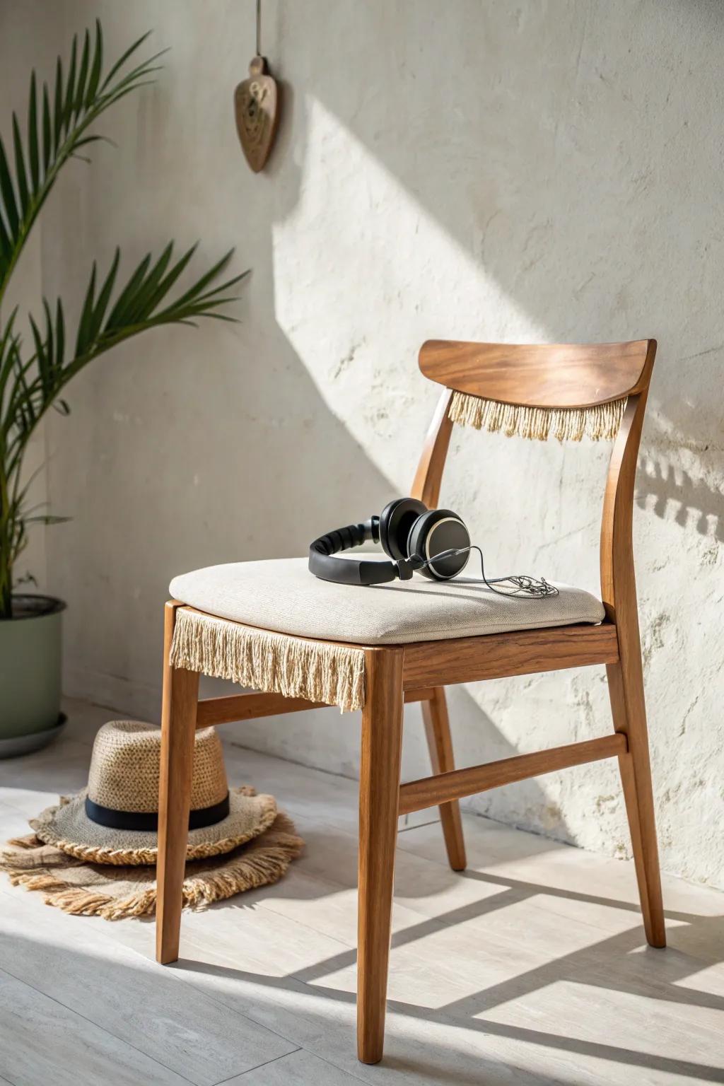 A swap-friendly “call seat” with perfect light and a clean backdrop—camera-ready in seconds.