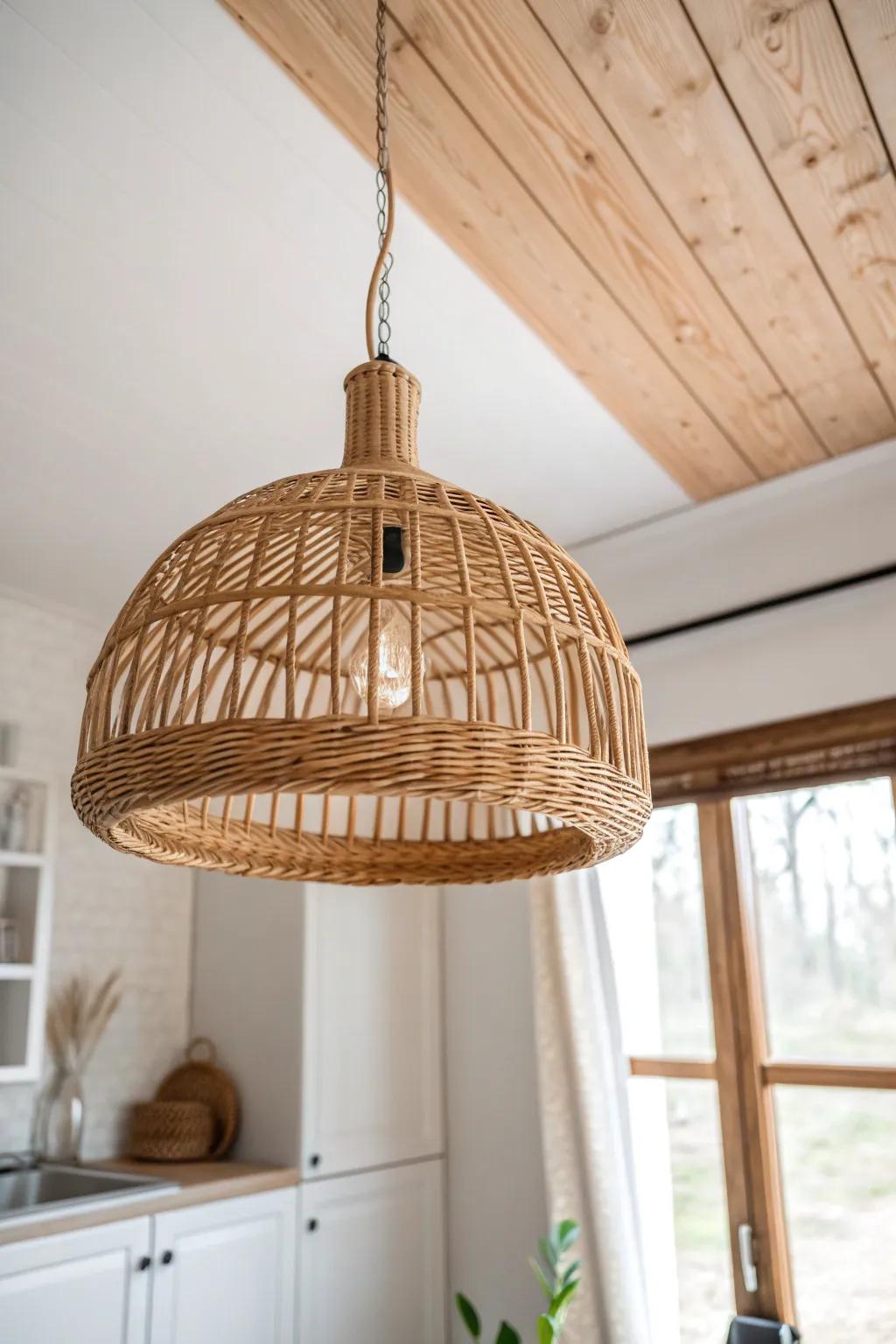 A ceiling one shade deeper turns the fifth wall into a cozy designer moment for small homes.