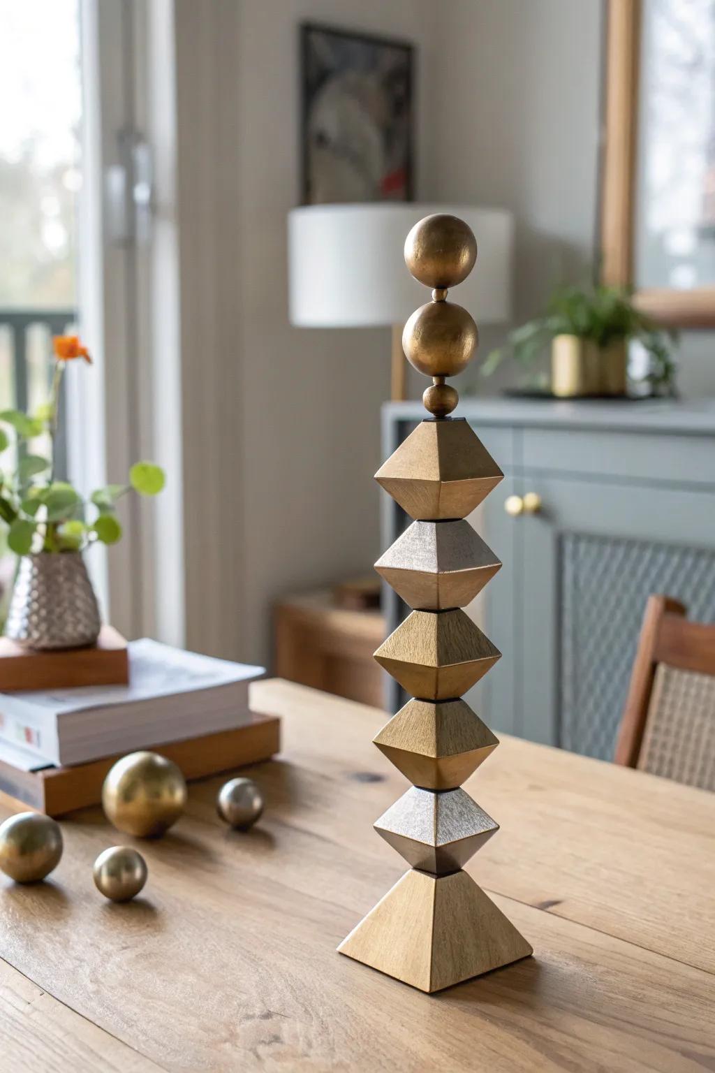 A magnetic mini sculpture you can rearrange—minimal, tactile, and beautifully crafted.