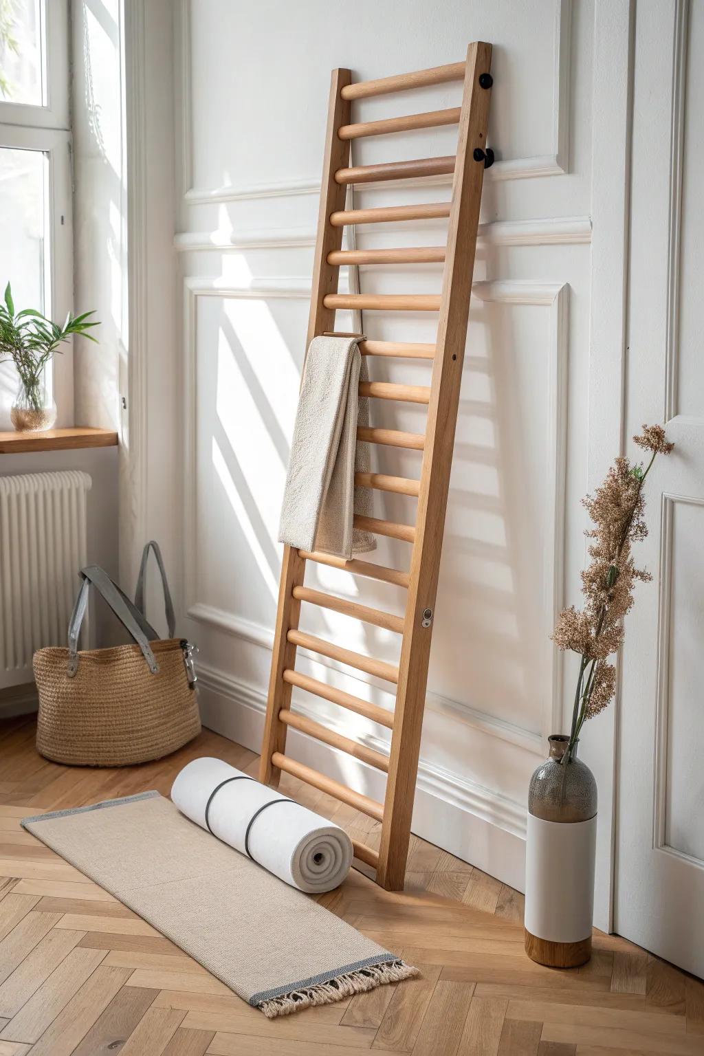 A fold-flat wall gym rack keeps your spare room serene—workout-ready, guest-ready in minutes.