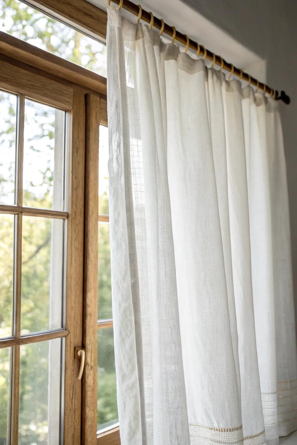A backlit sheer layer that turns your bay window into a soft, glowing backdrop—day to night.