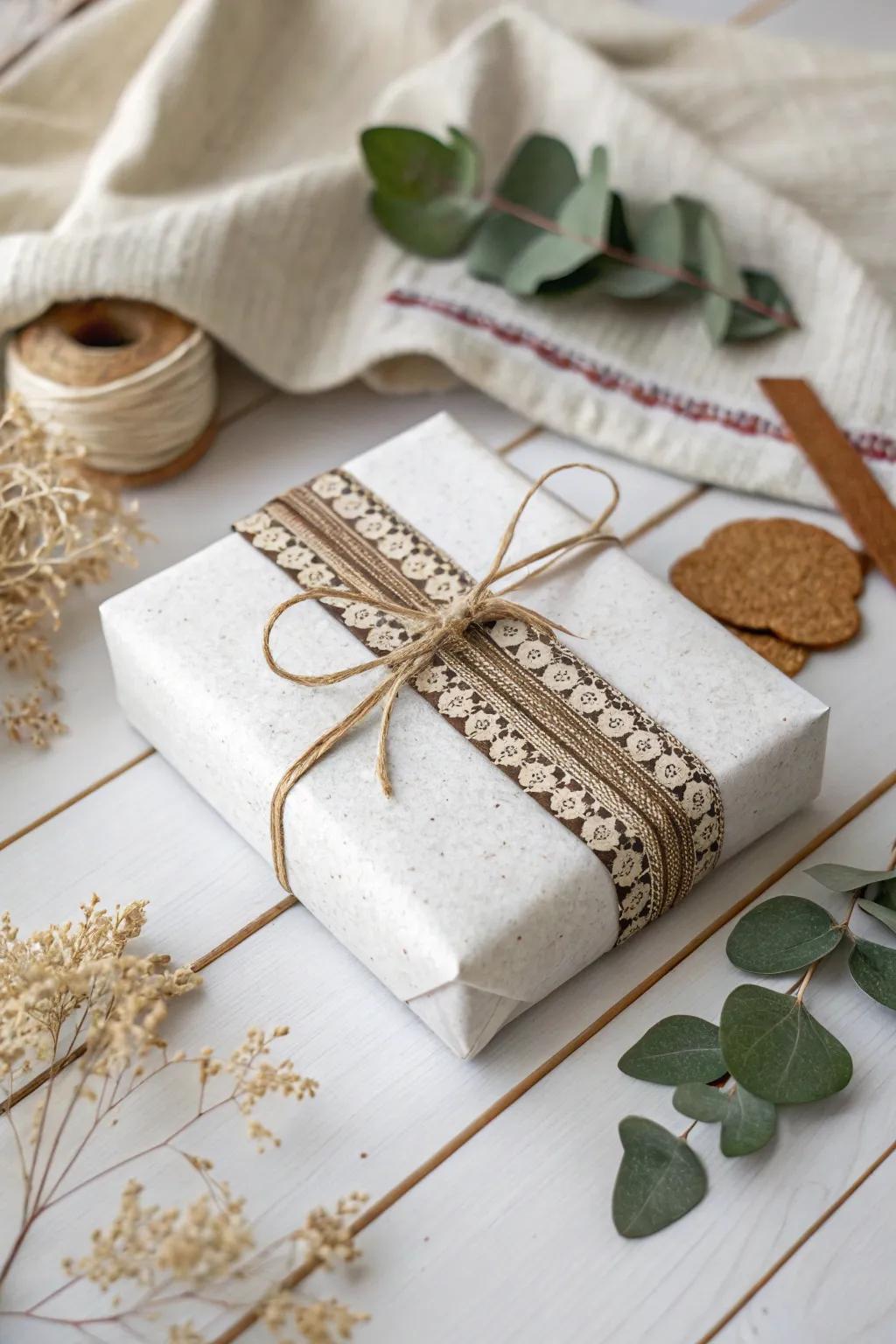 Elevate your Father's Day gift with a touch of rustic charm using a cork board wrap.