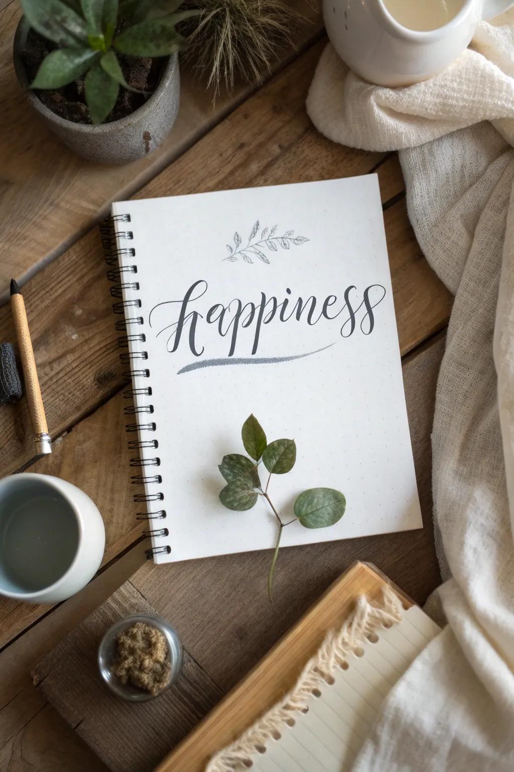 Elevate your notes with the art of handlettering—where simplicity meets beauty.