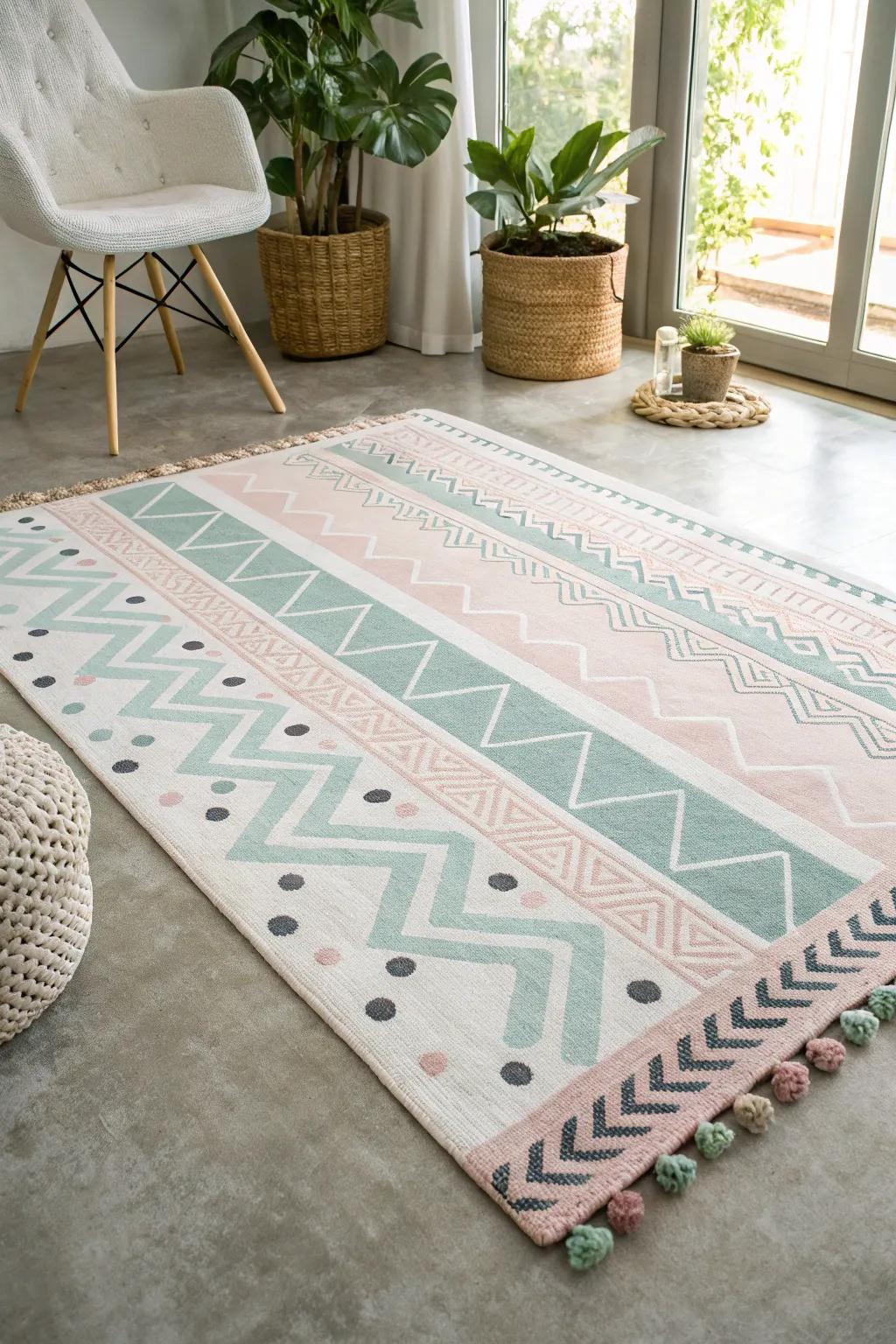 Add a touch of whimsy to your space with playful patterns that delight the eye and warm the heart.