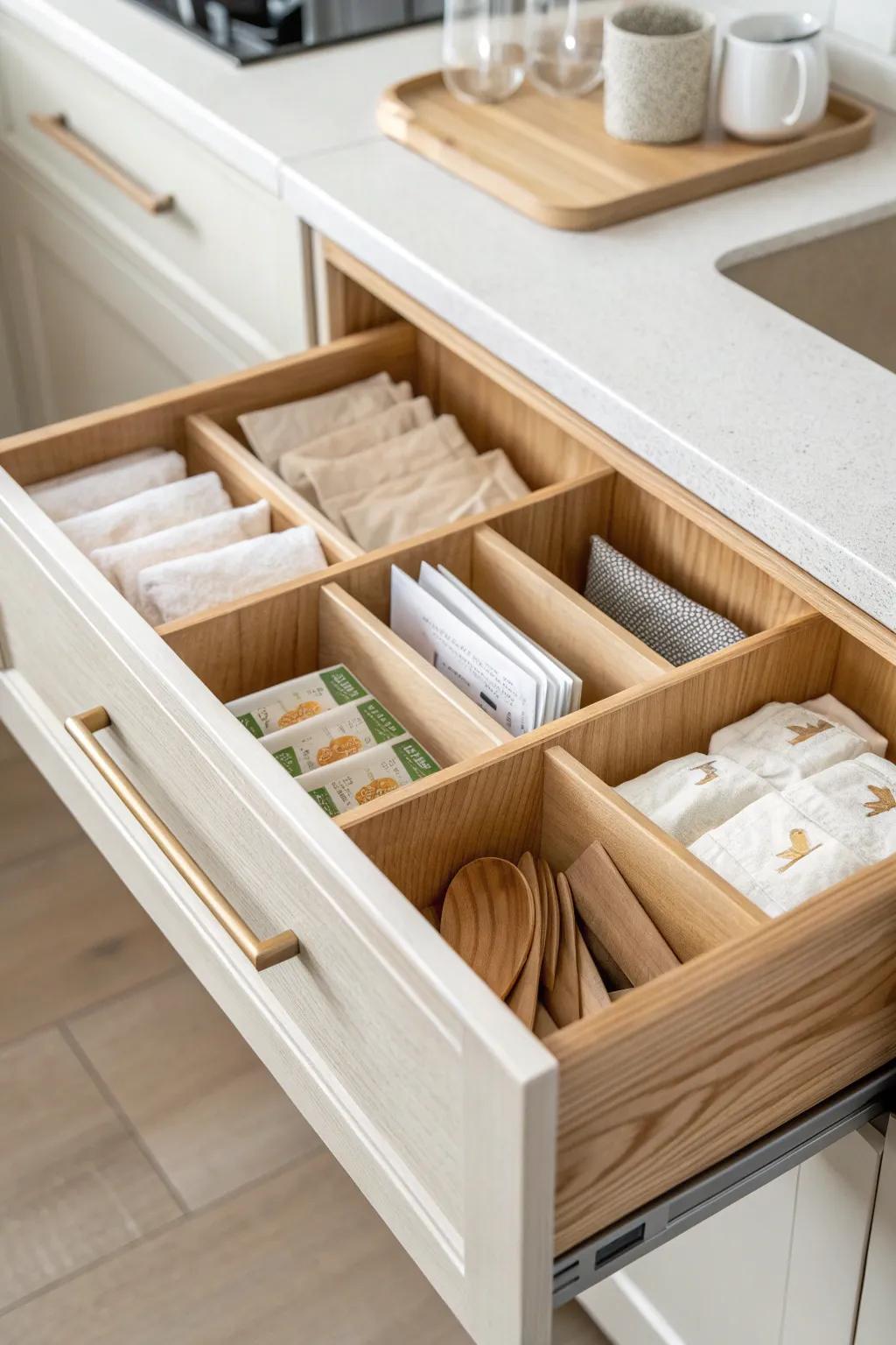 Transform chaos into calm with this elegant drawer divider hack.