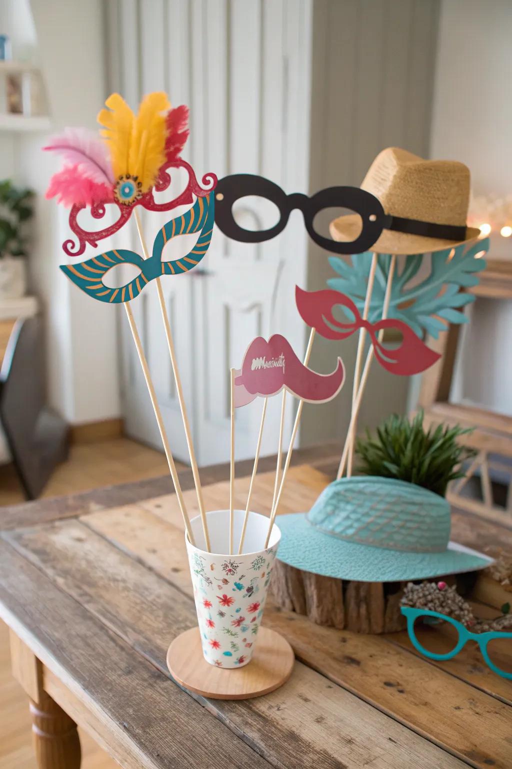Unleash the fun with these colorful DIY photo booth props, perfect for making birthdays unforgettable!