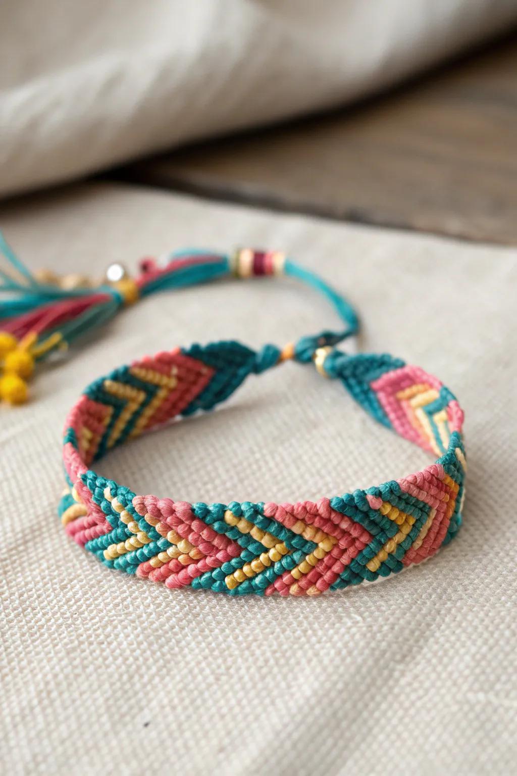 Weave together love and creativity with these vibrant DIY friendship bracelets.