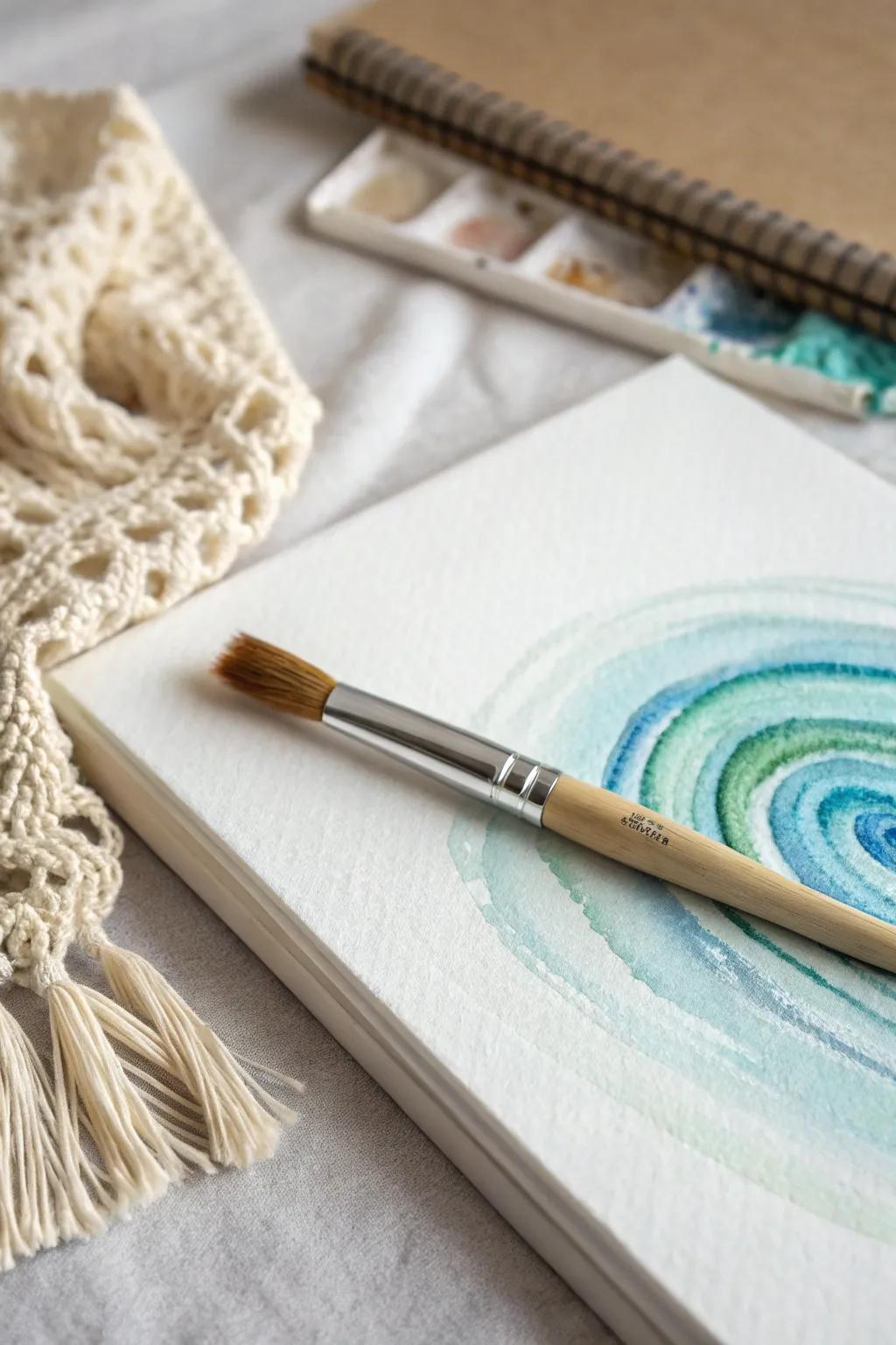 Unleash your creativity with a daily watercolor journey. Discover the beauty in simplicity. #WatercolorWonders