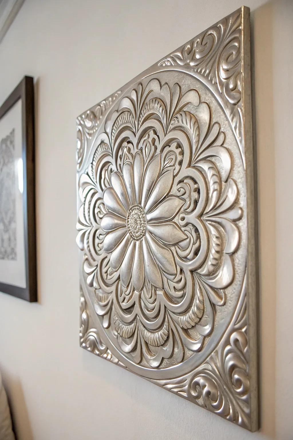 Capture the elegance of nature with this stunning aluminum floral wall art—where simplicity meets craftsmanship.