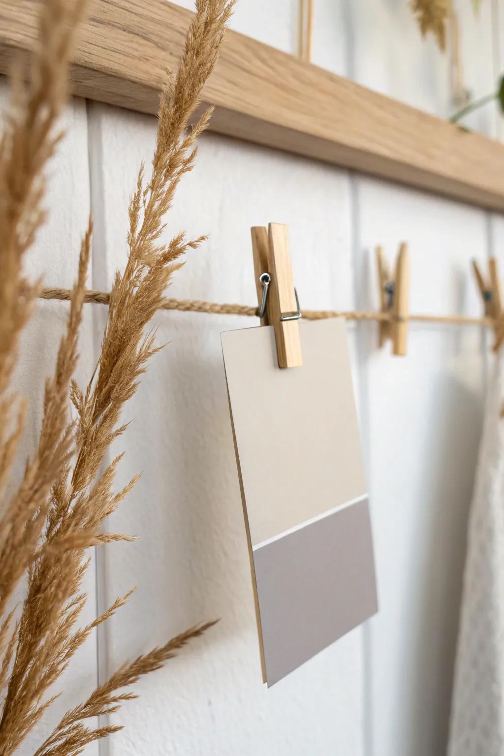 Warm greige swatch: the cozy, light-lifting shade that makes small living rooms feel luxe.