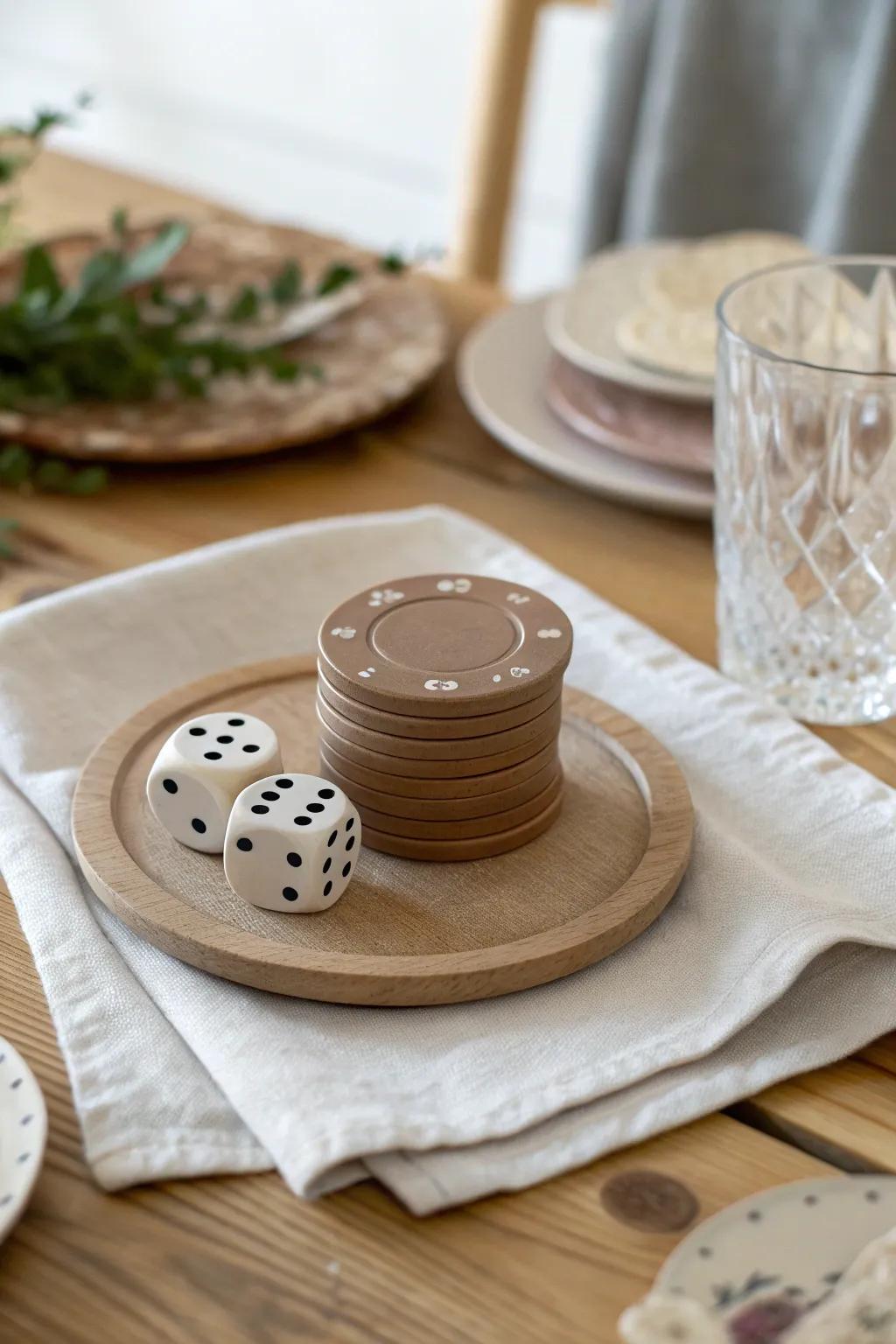 Elevate your next gathering with a touch of casino elegance. 🎲✨ #ScandiBohoStyle #CasinoNight