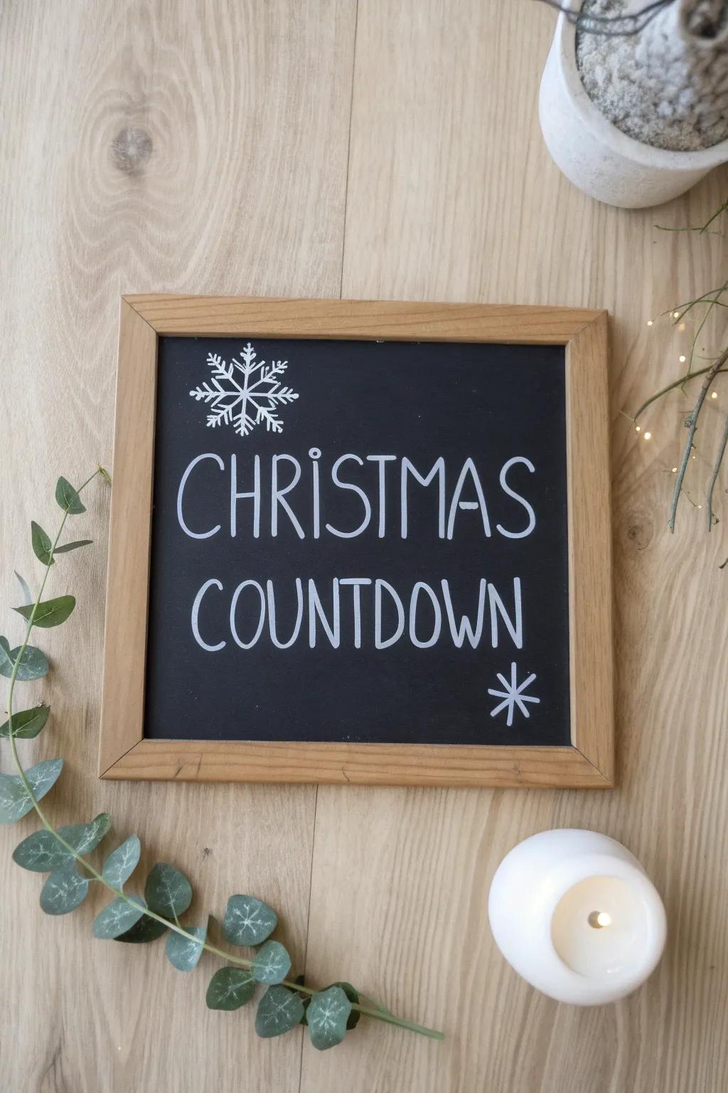 Countdown to Christmas with Scandinavian simplicity and a touch of boho charm!