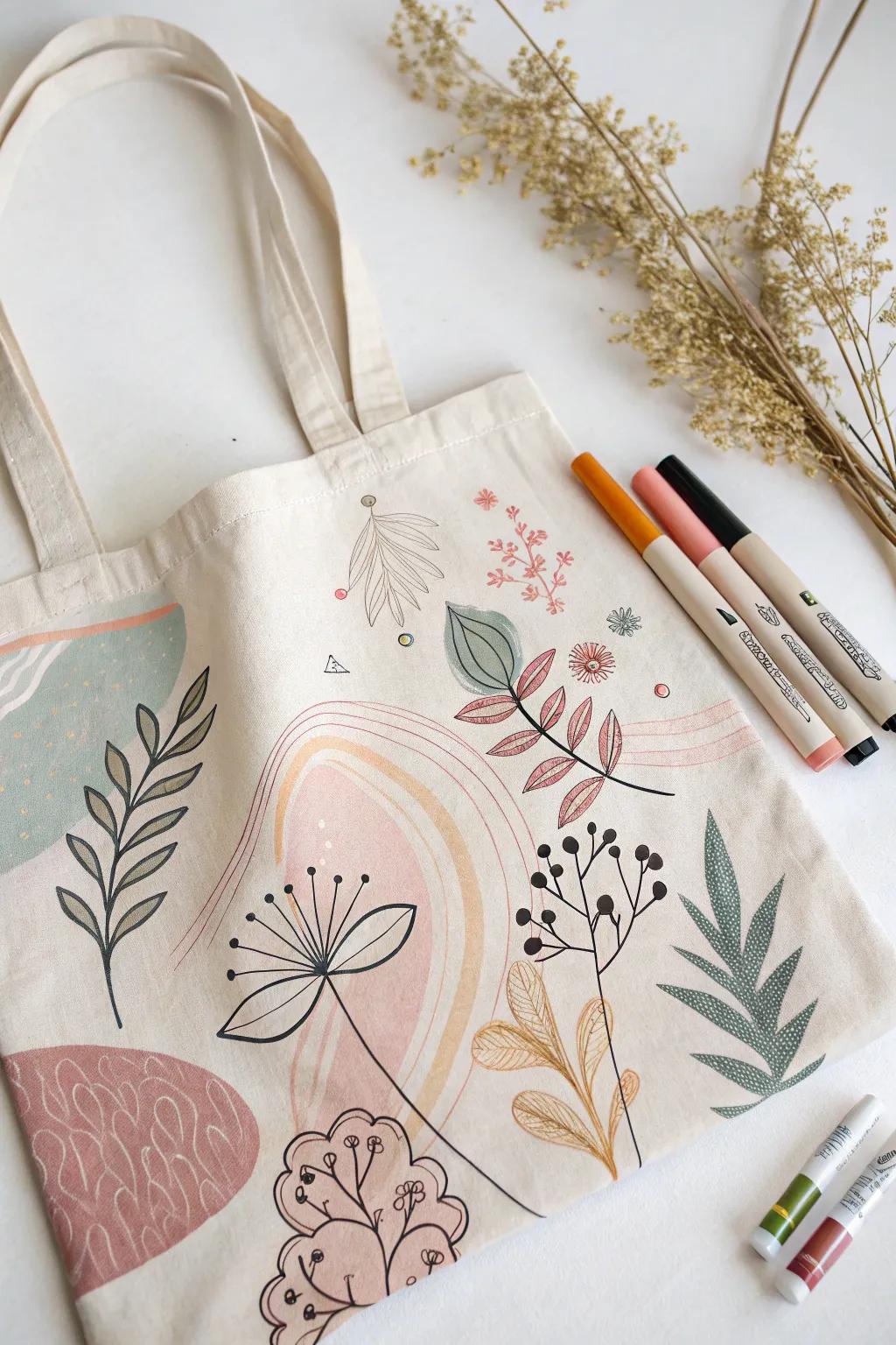 Create your own personalized tote bag masterpiece – where simplicity meets creative flair!