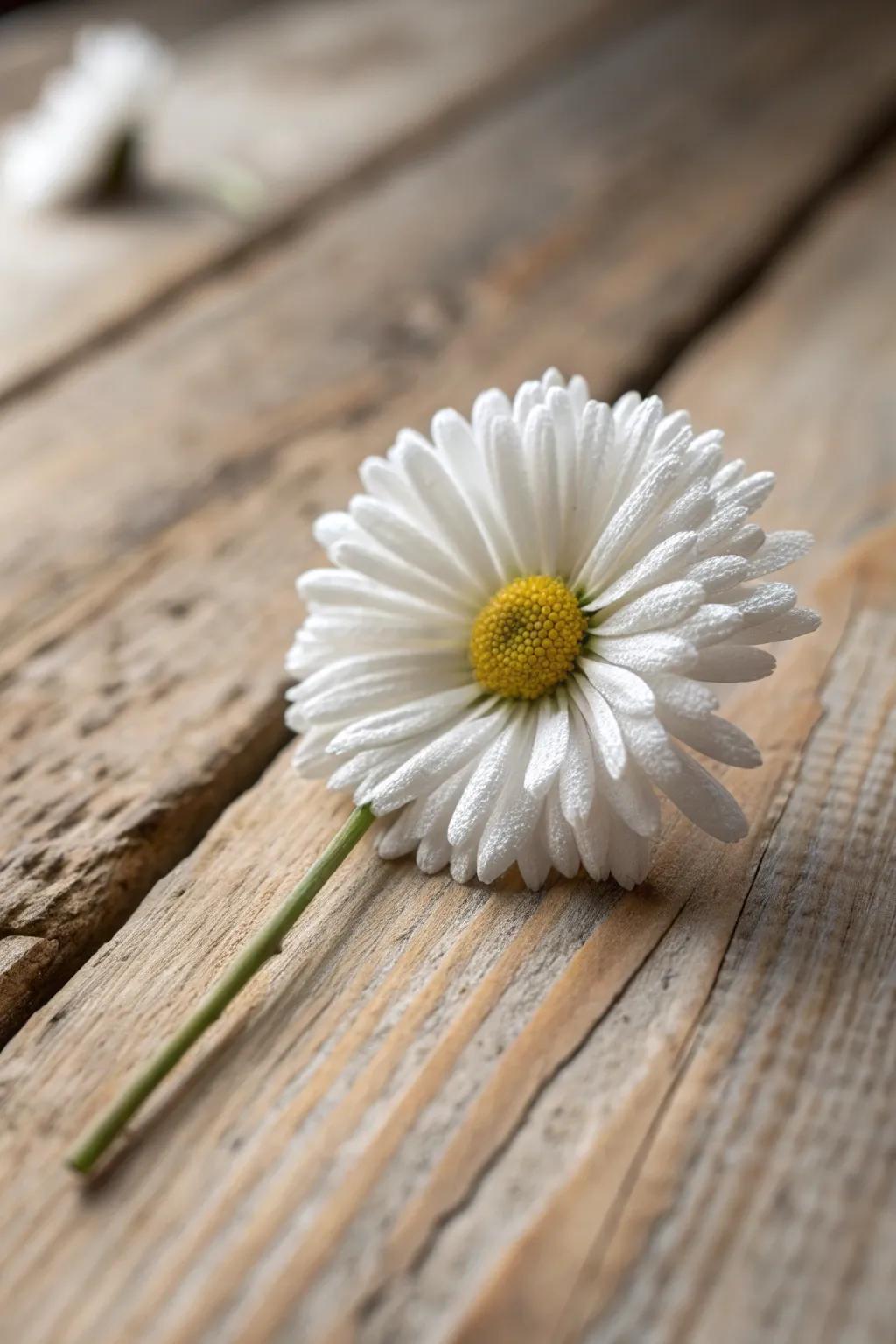 Discover the art of simplicity with Q-tip daisies, where everyday items blossom into beauty.